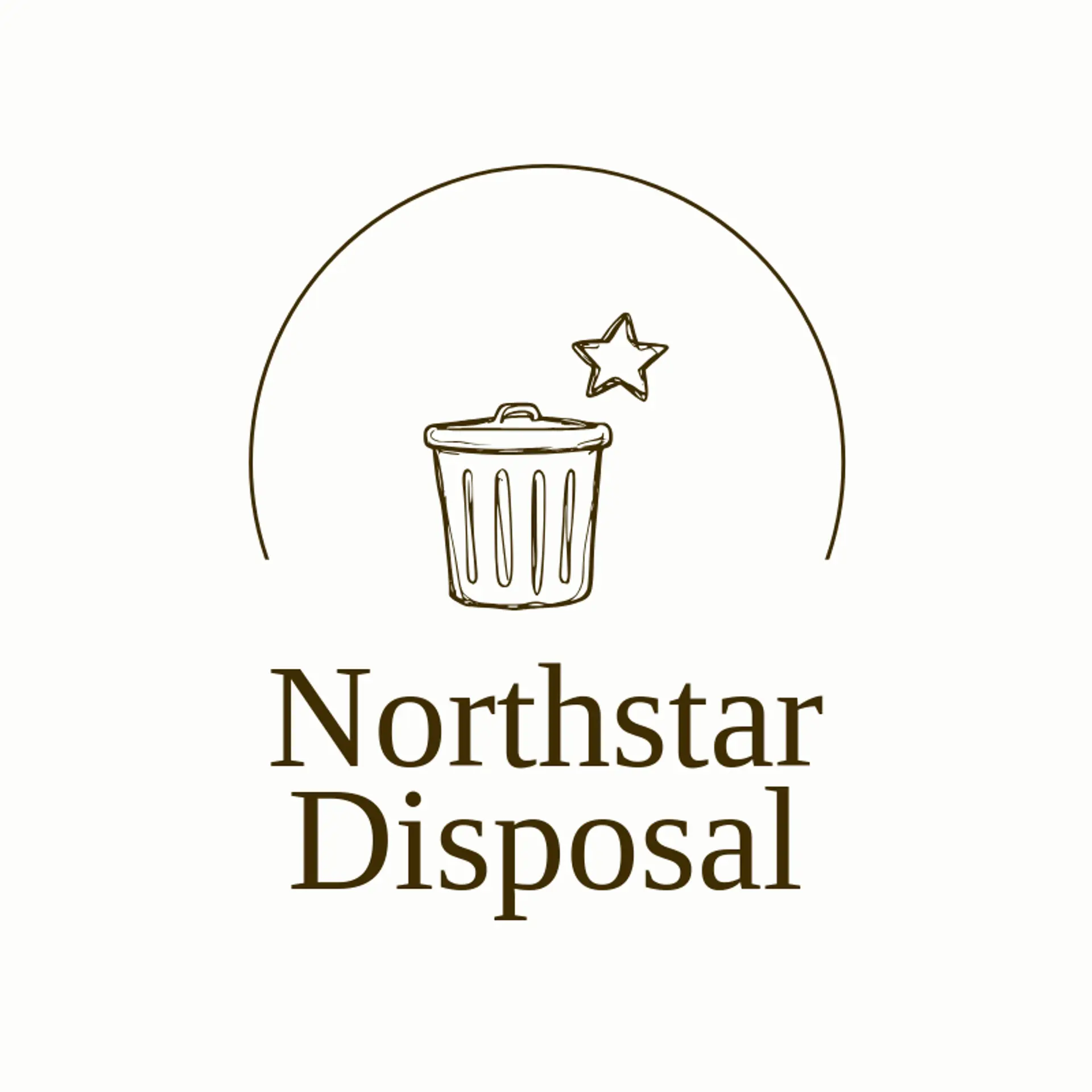 Northstar Disposal logo for dumpster