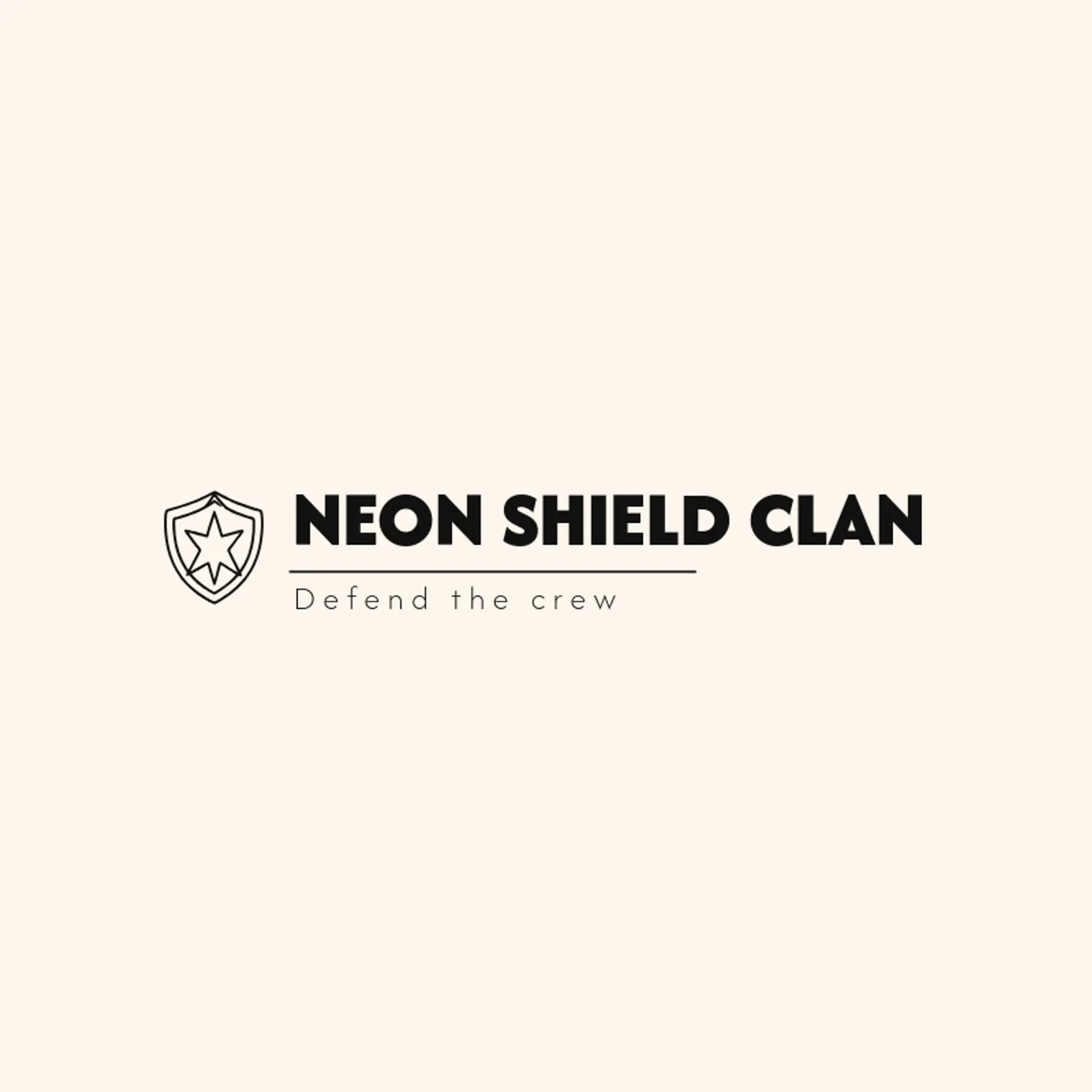 Neon Shield Clan logo for clan