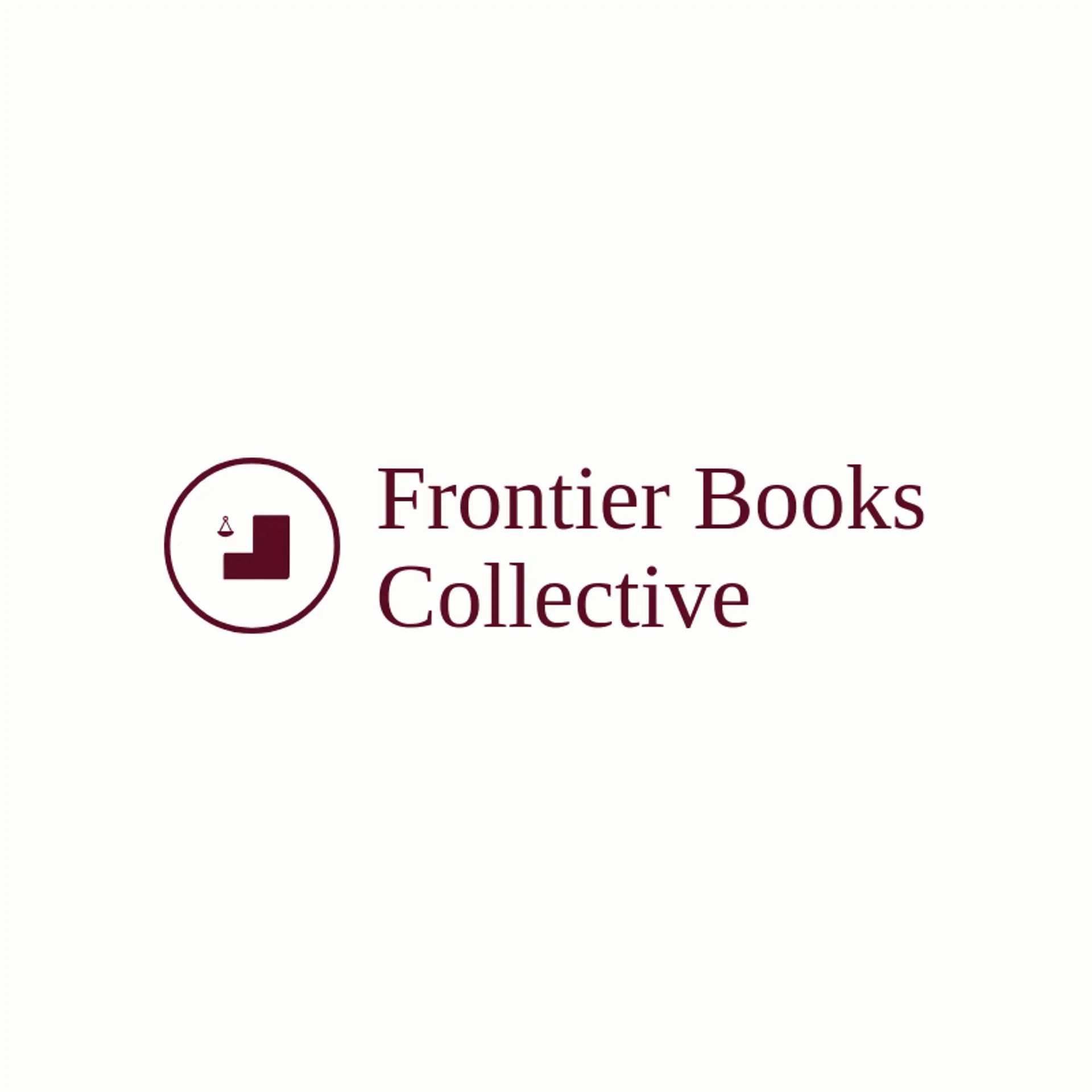 Frontier Books Collective logo for ledger