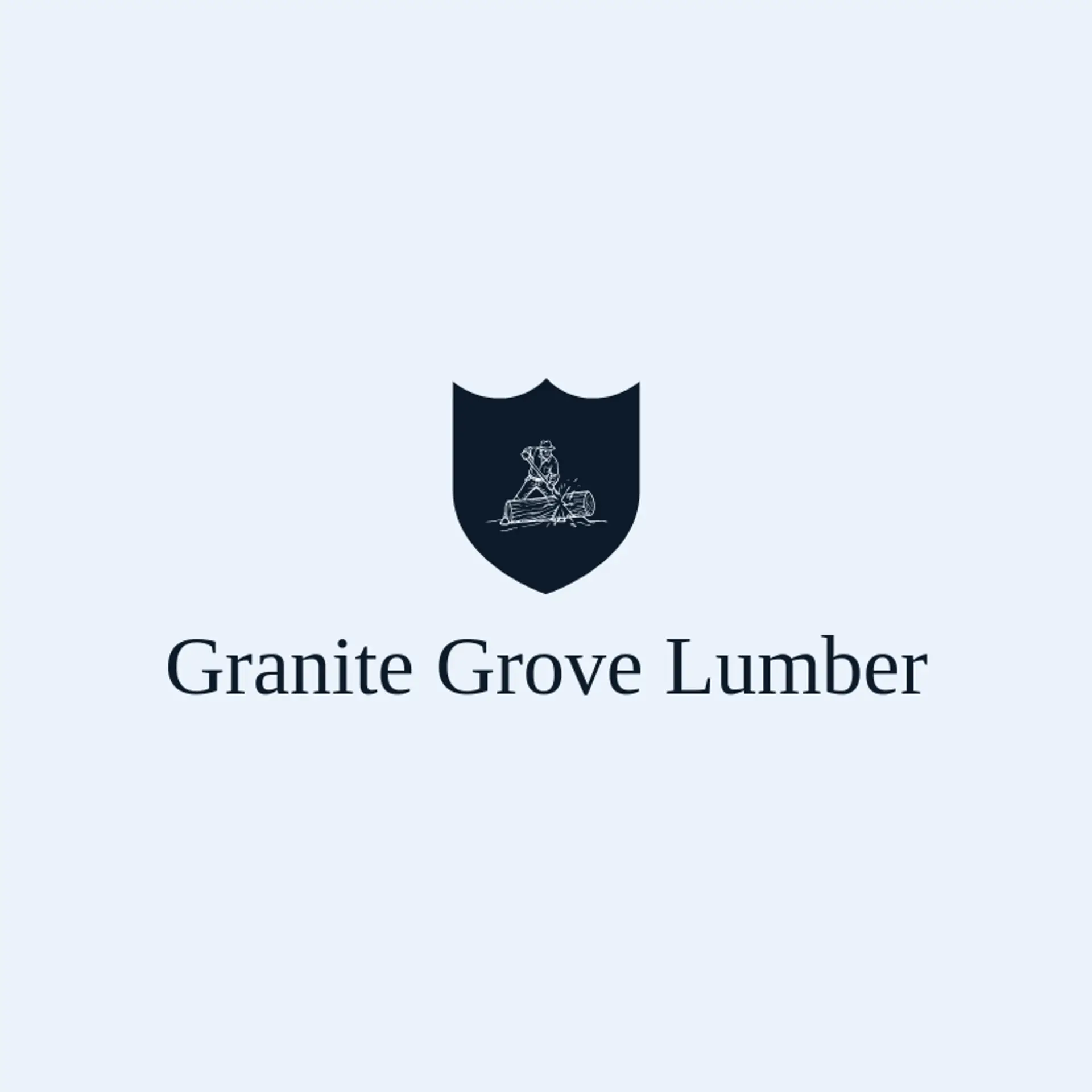 Granite Grove Lumber logo for lumberjack