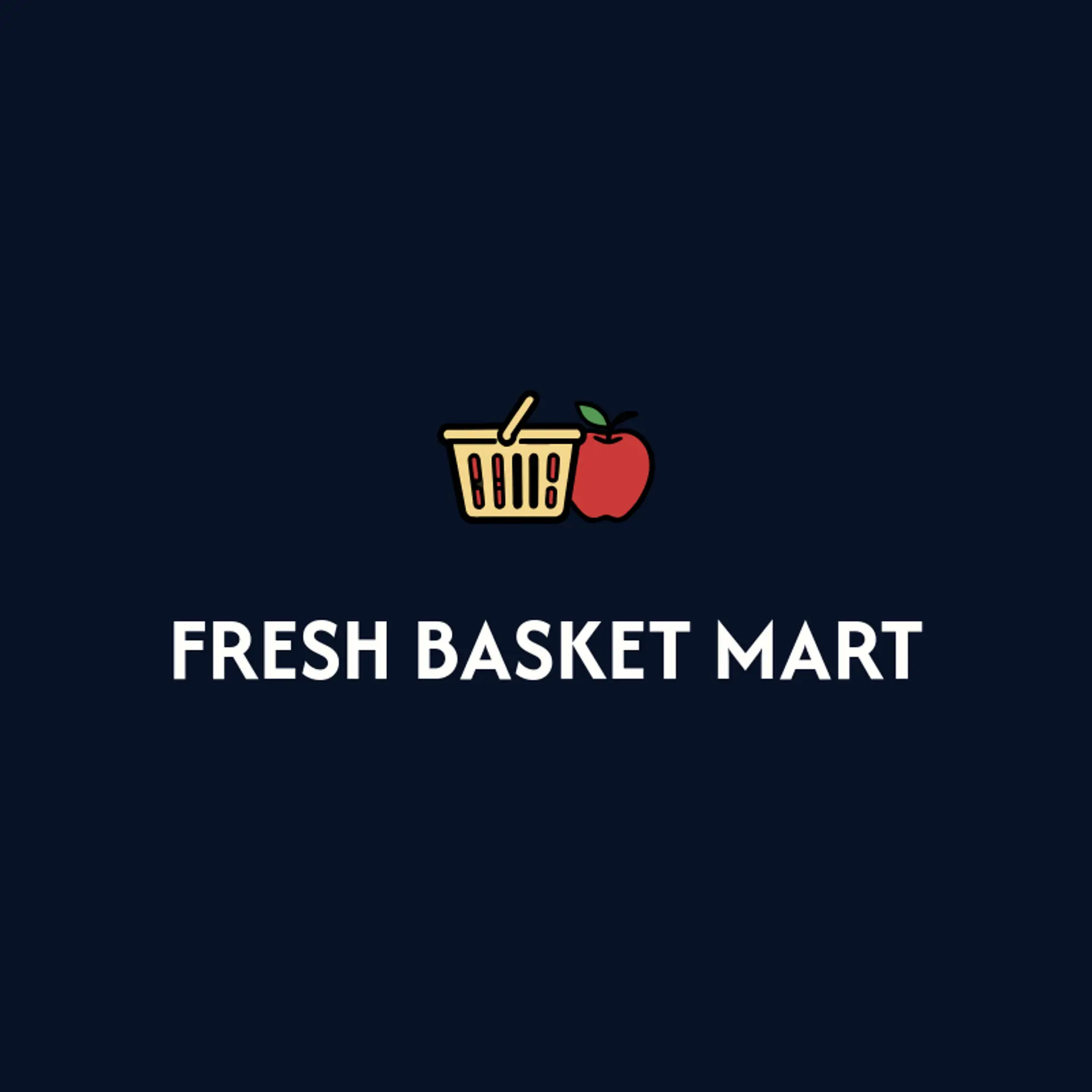 Fresh Basket Mart logo for mart