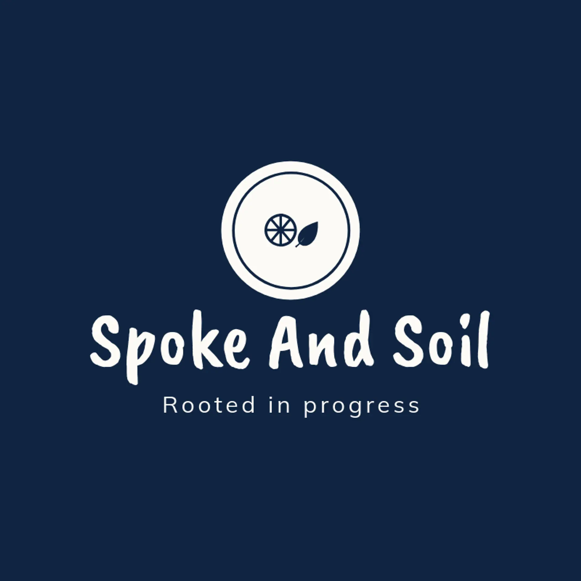 Spoke And Soil logo for indian flag
