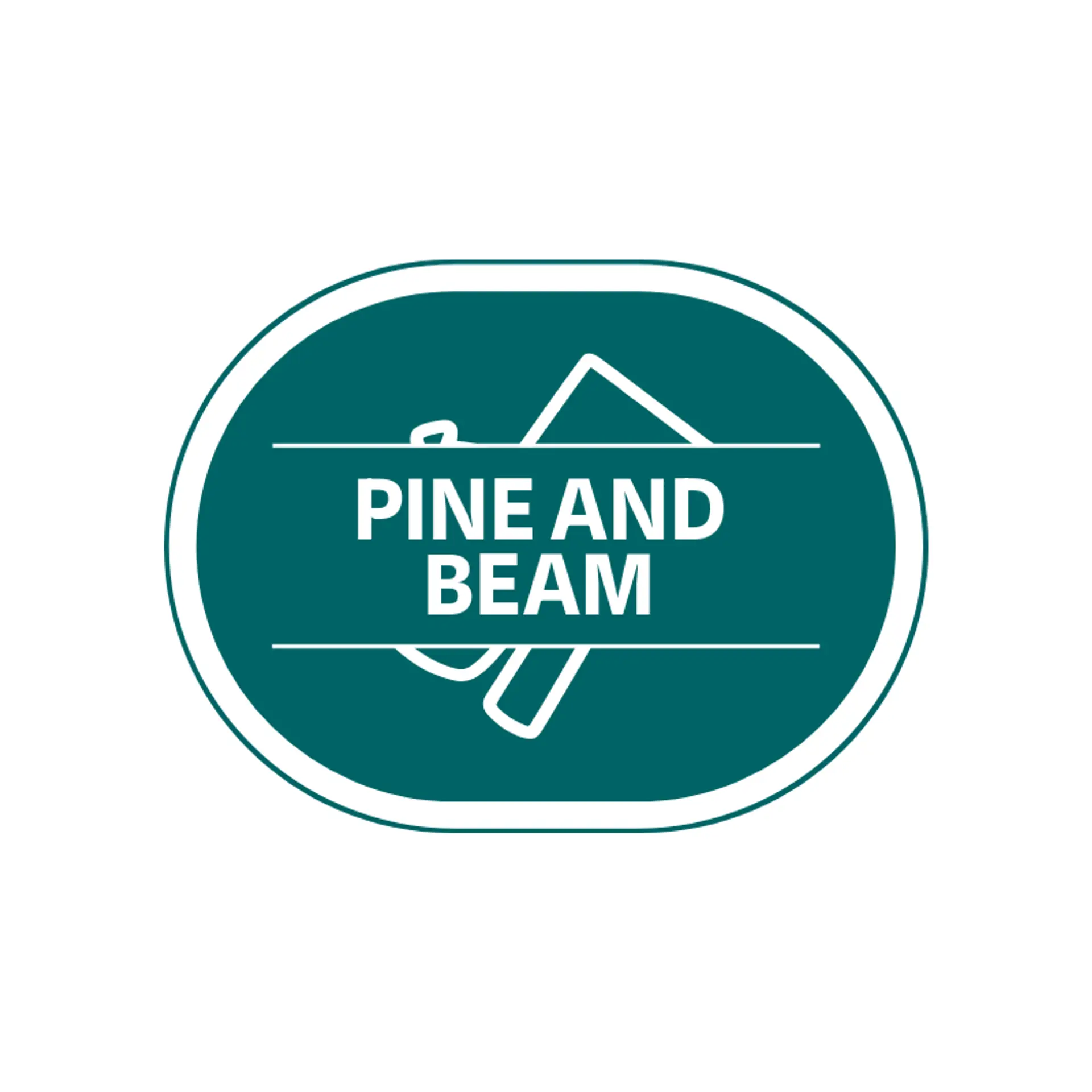 Pine and Beam logo for wood