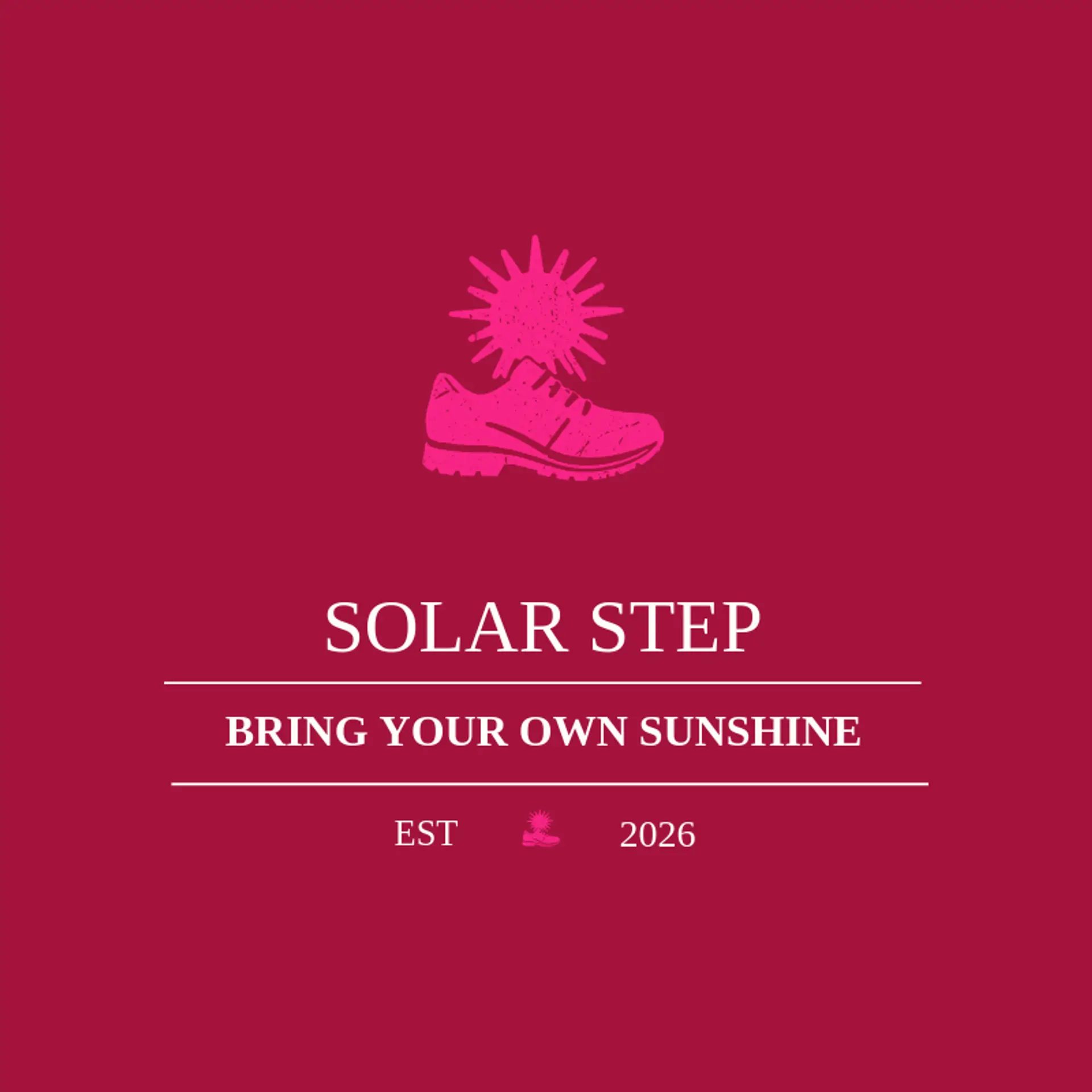 Solar Step logo for shoe