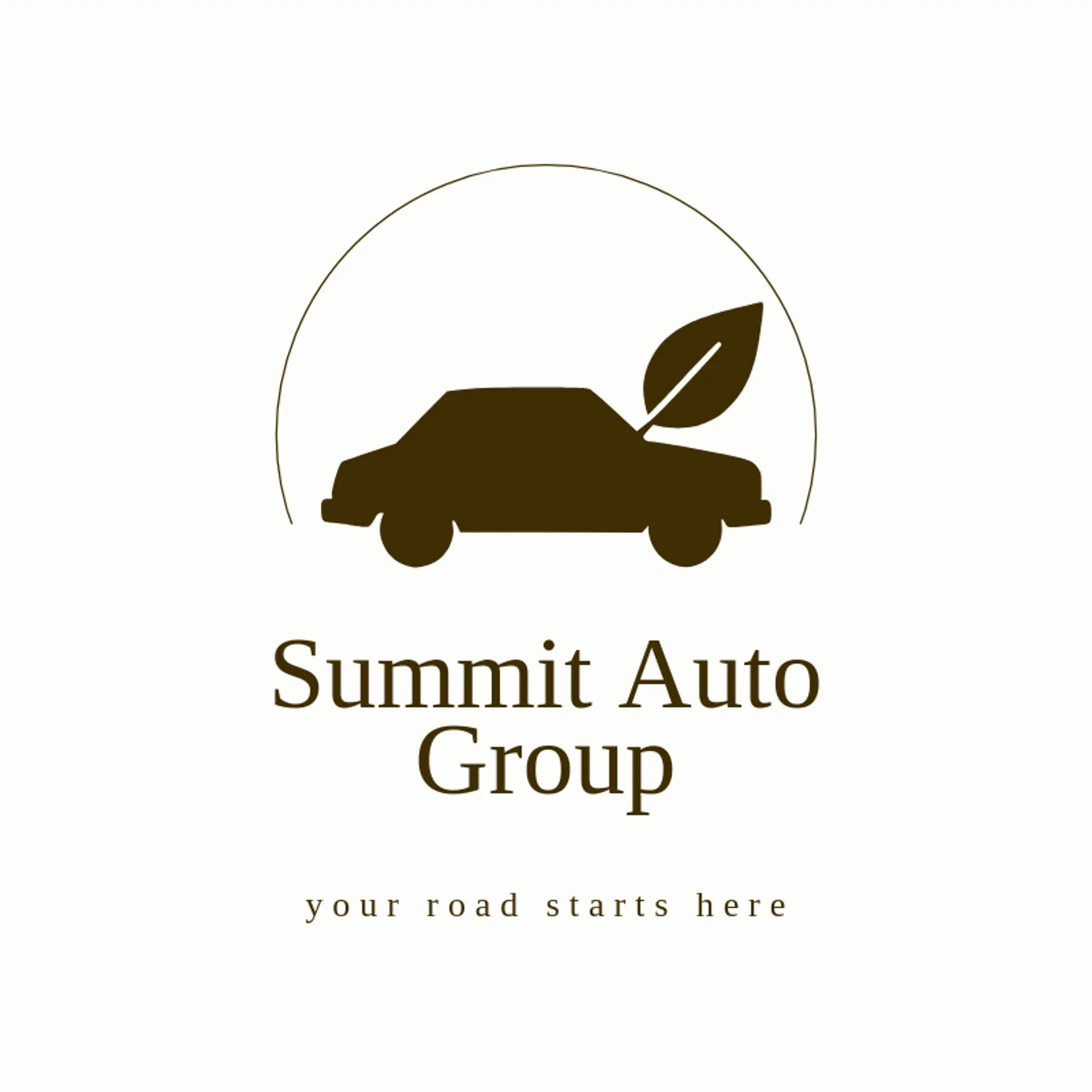 Summit Auto Group logo for car dealership