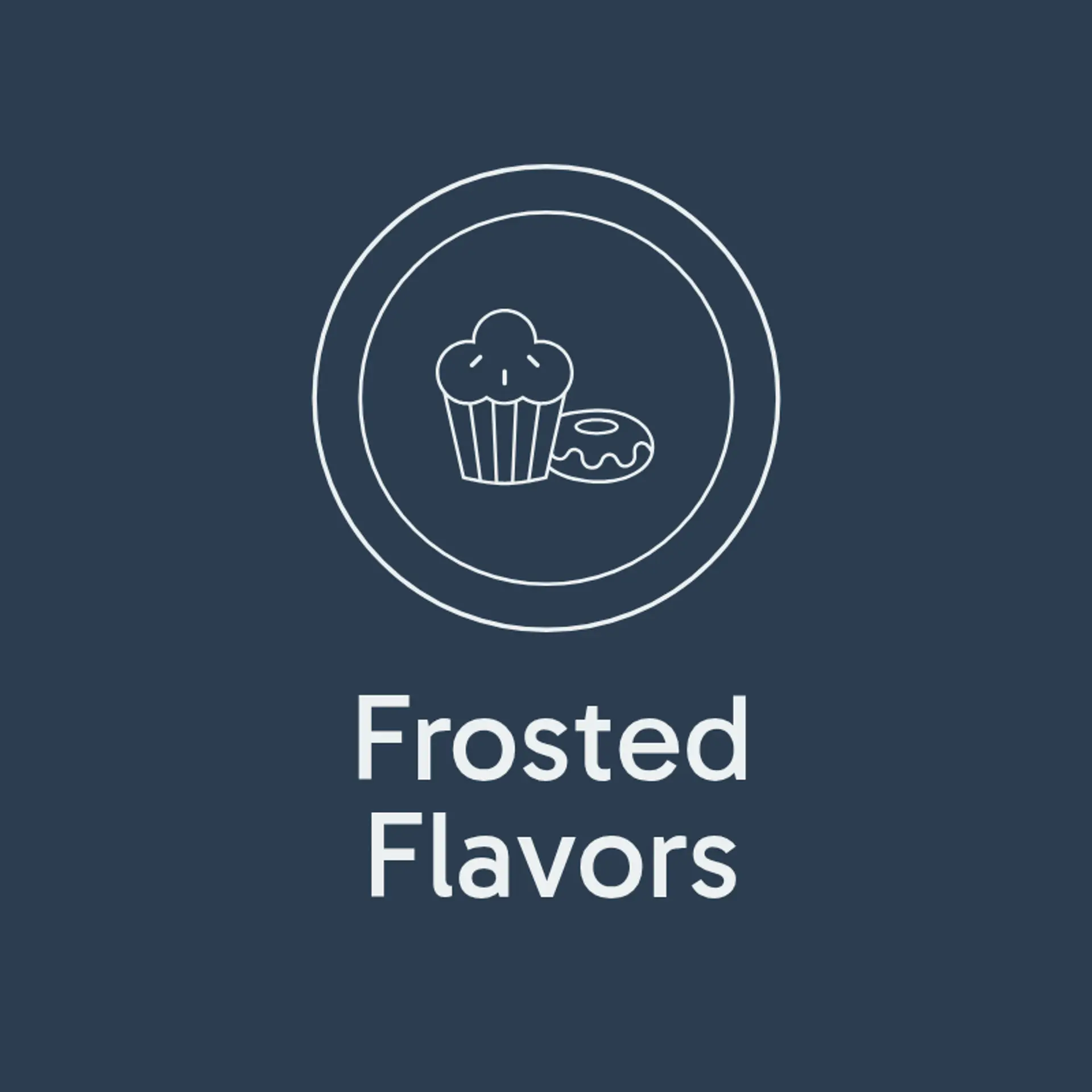 Frosted Flavors logo for bakery