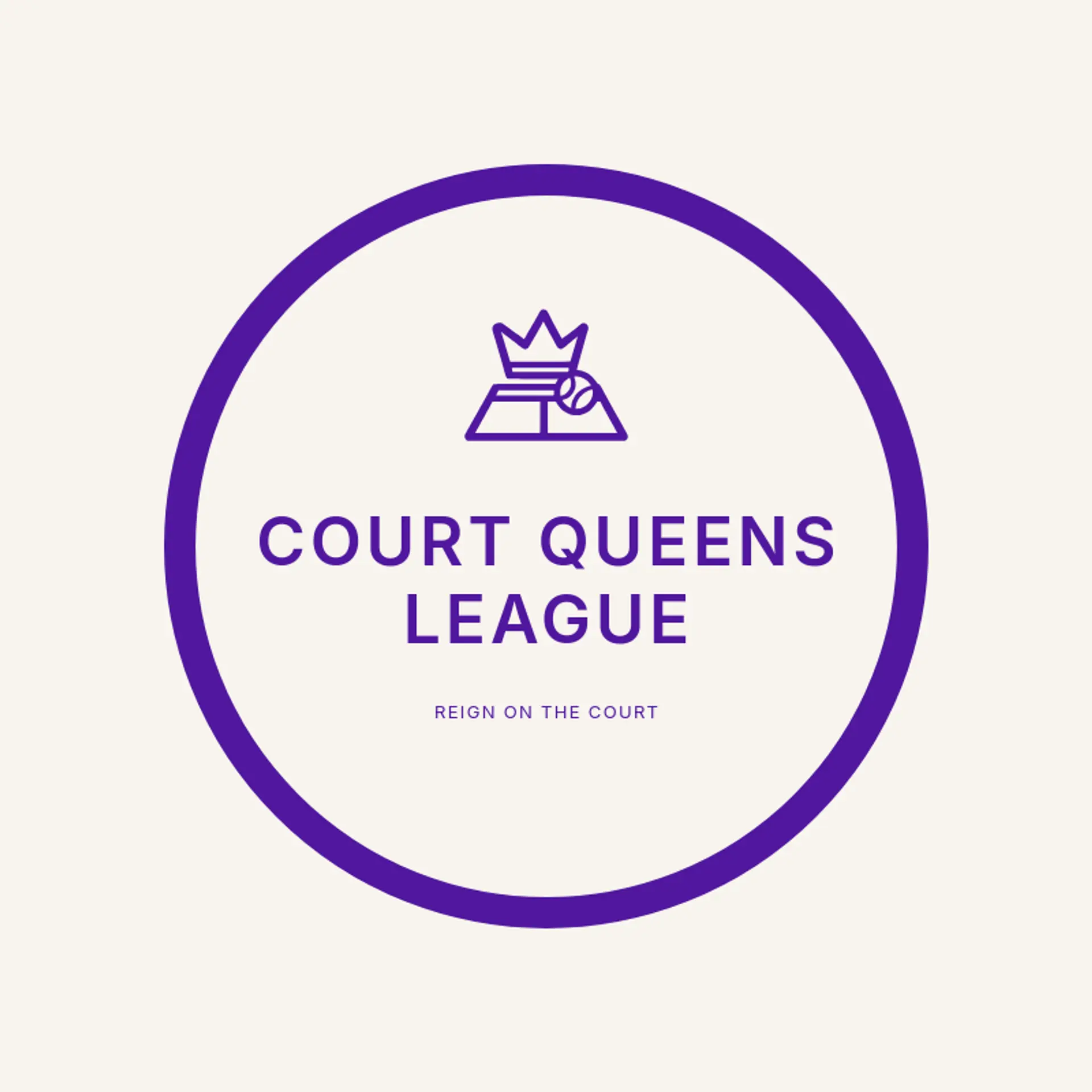 Court Queens League logo for court