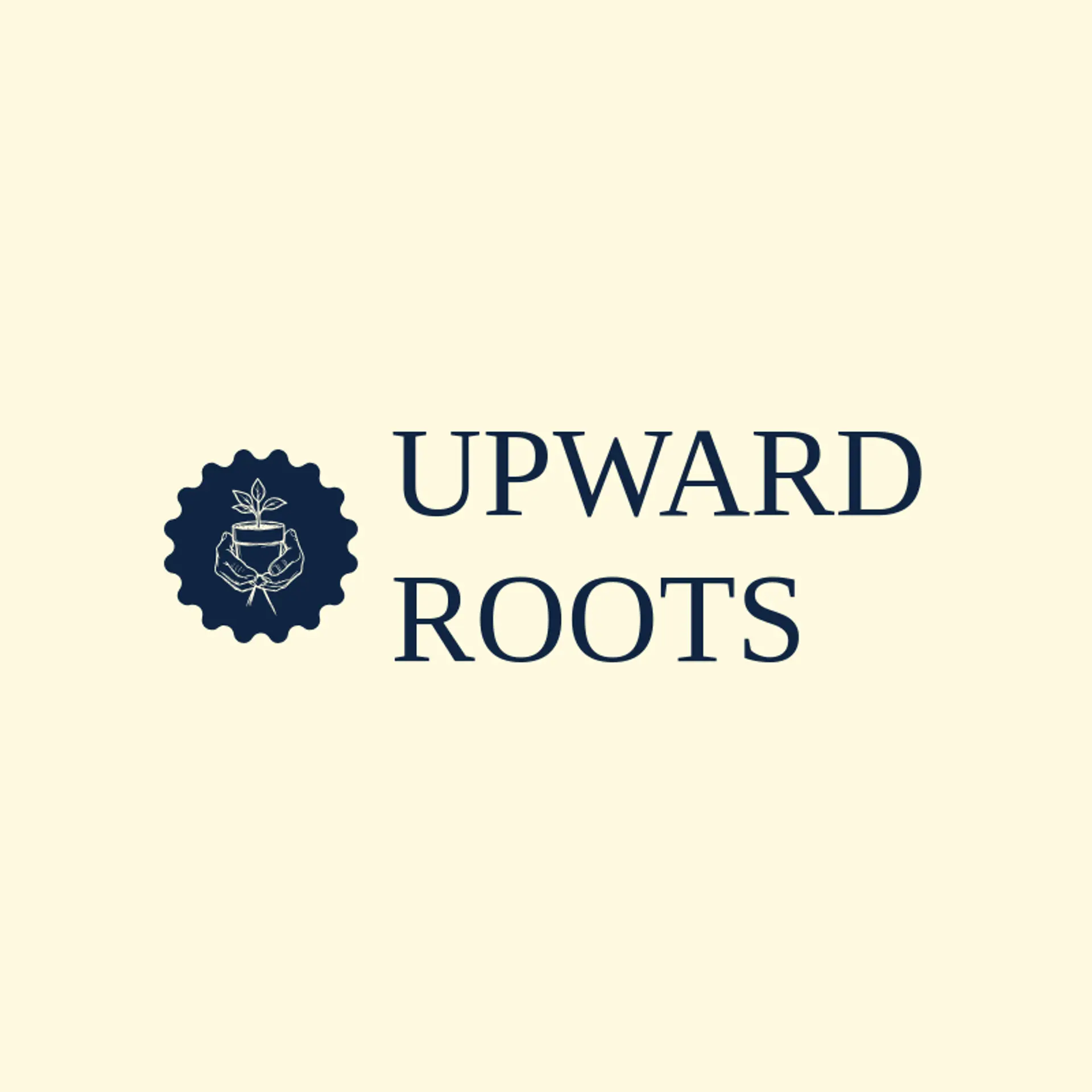 Upward Roots logo for social work