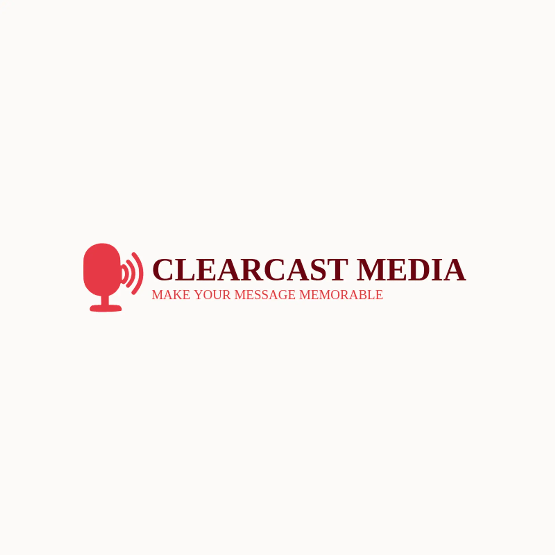 Clearcast Media logo for voice