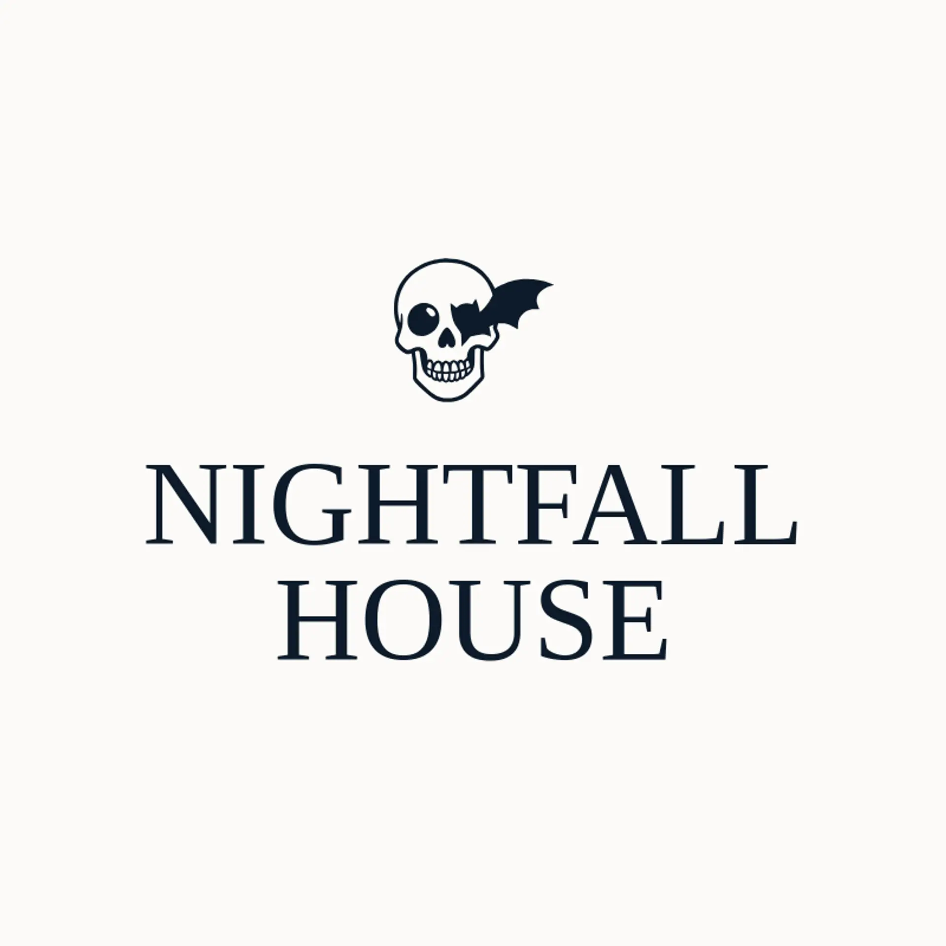 Nightfall House logo for horror