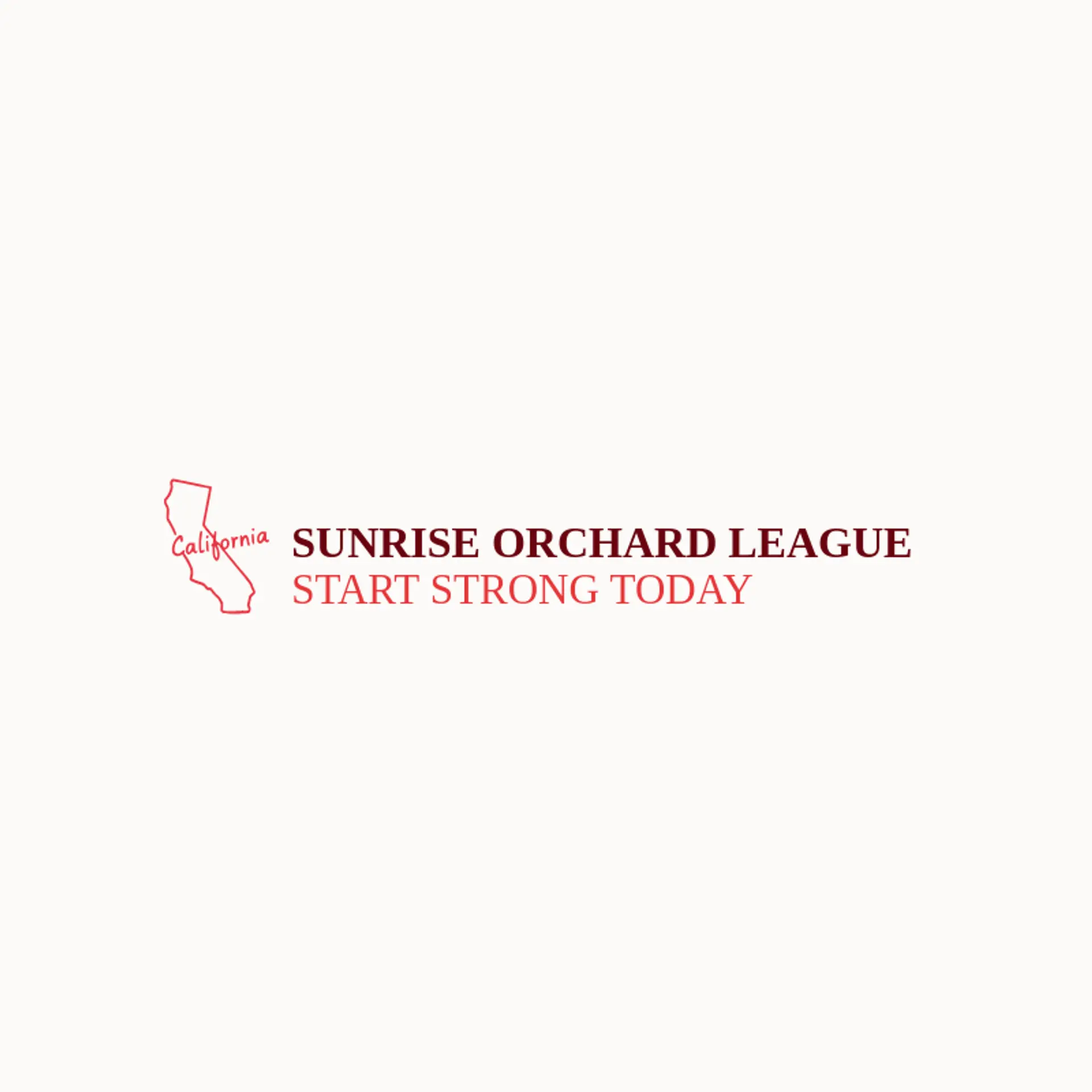 Sunrise Orchard League logo for california