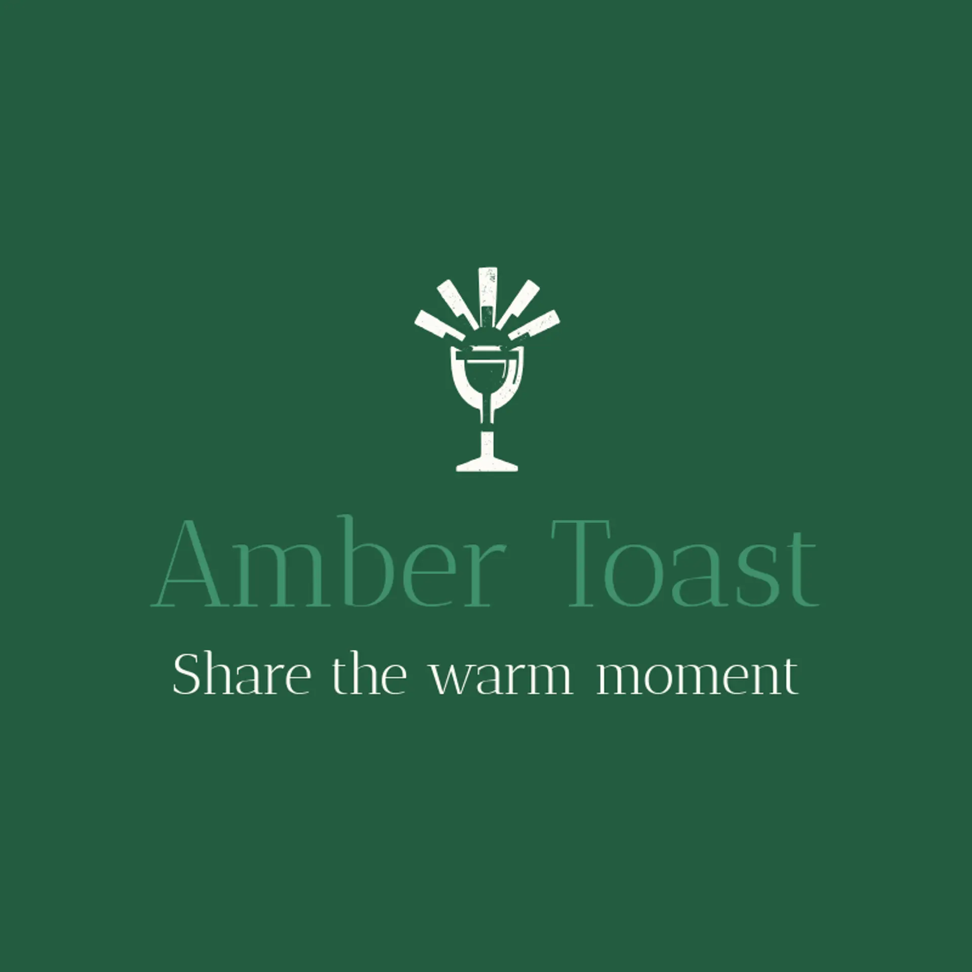 Amber Toast logo for alcohol