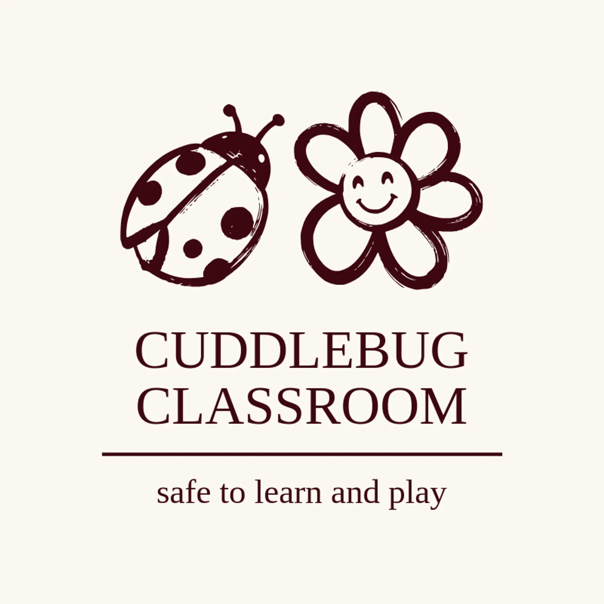 Cuddlebug Classroom logo for kindergarten