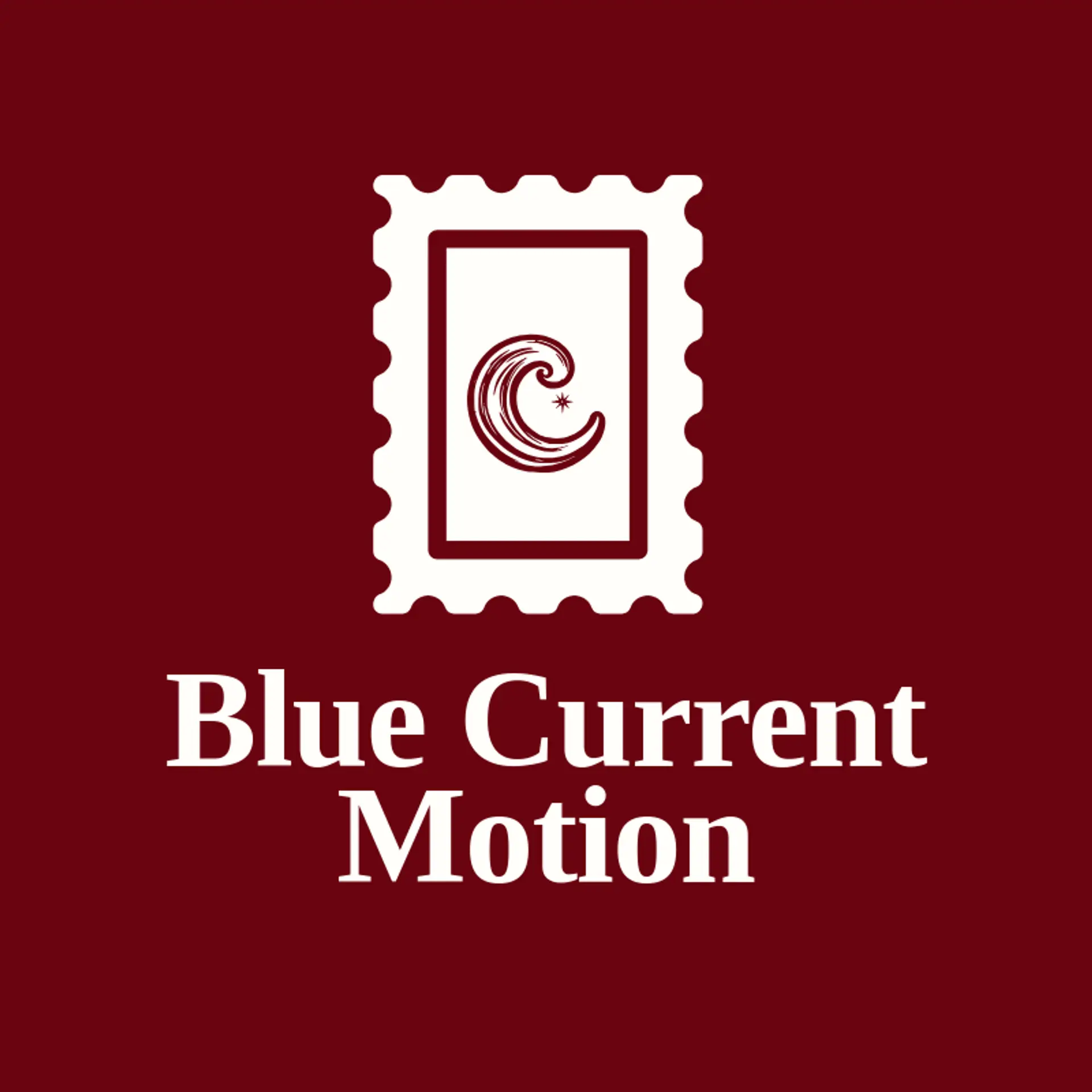 Blue Current Motion logo for motion