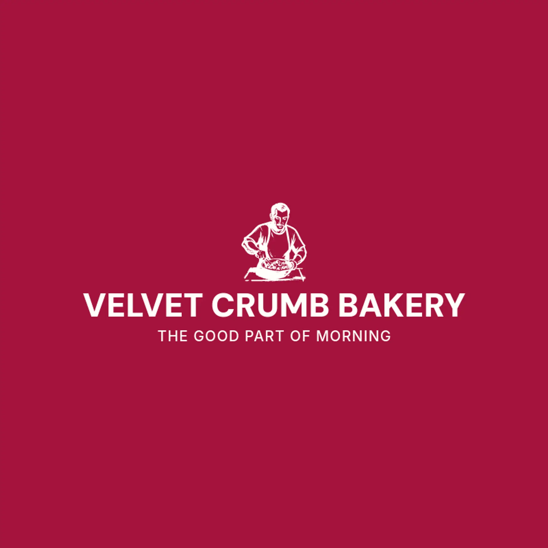 Velvet Crumb Bakery logo for baker