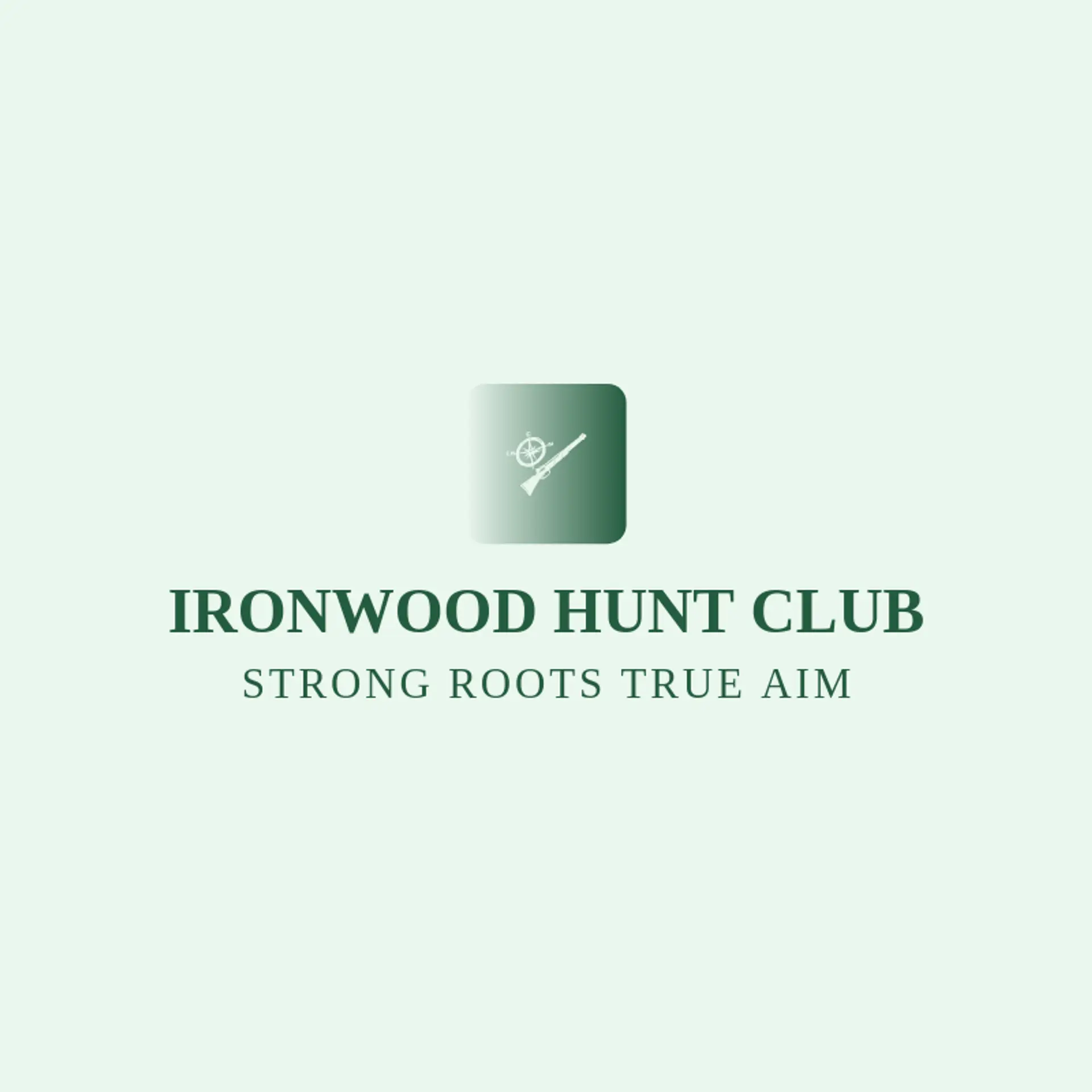 Ironwood Hunt Club logo for hunter