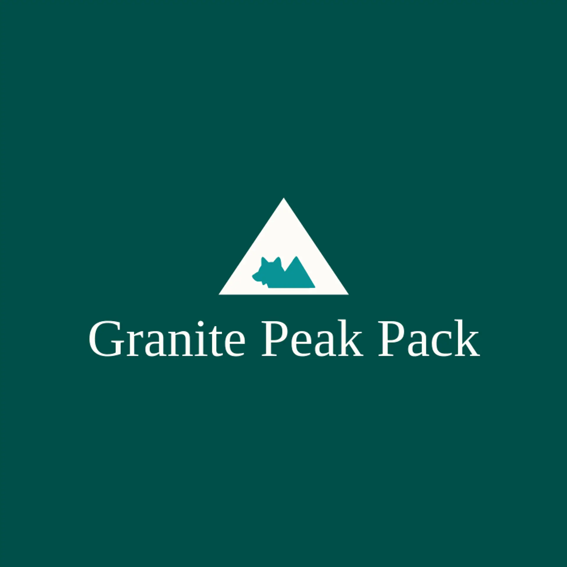 Granite Peak Pack logo for wolf head