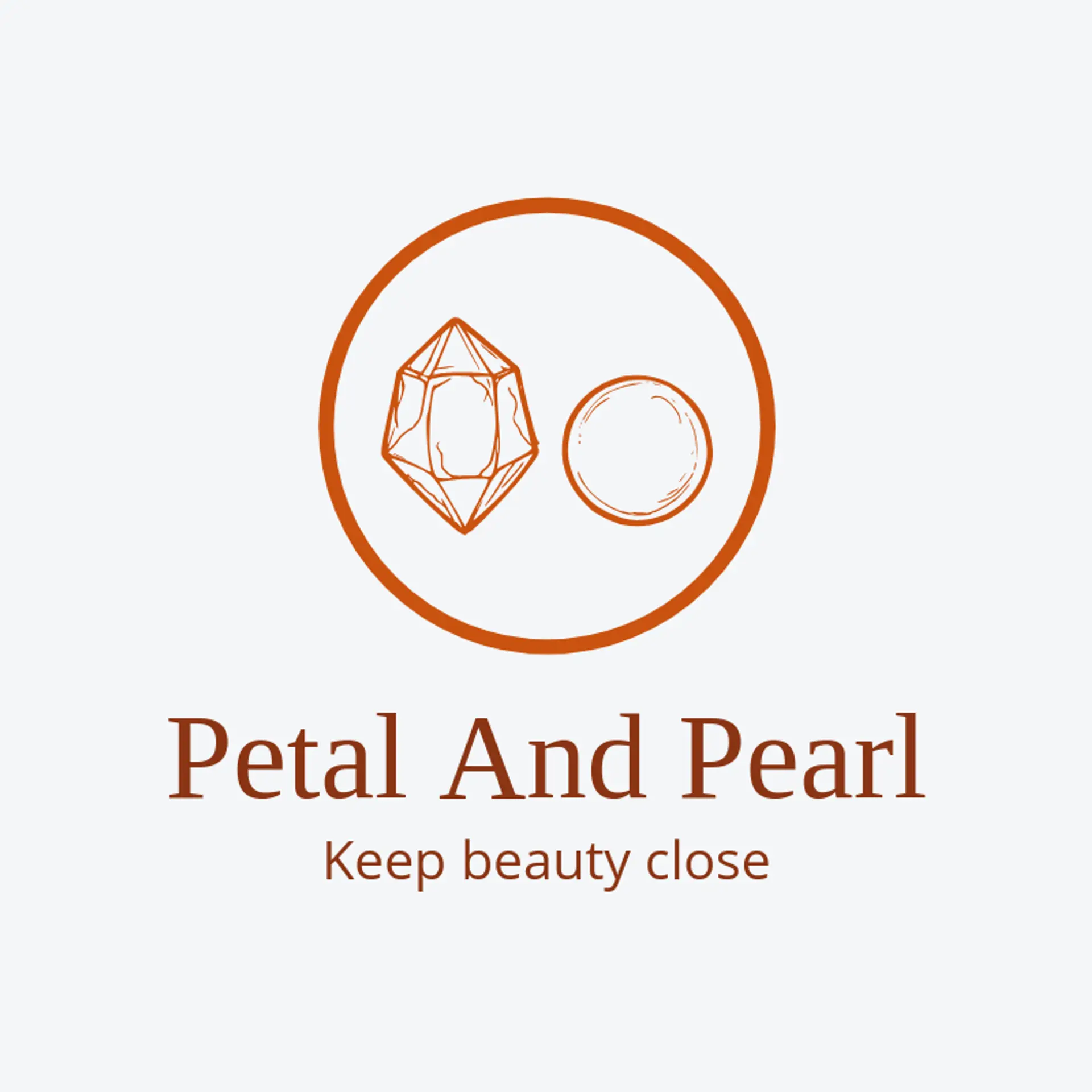 Petal and Pearl logo for jewel