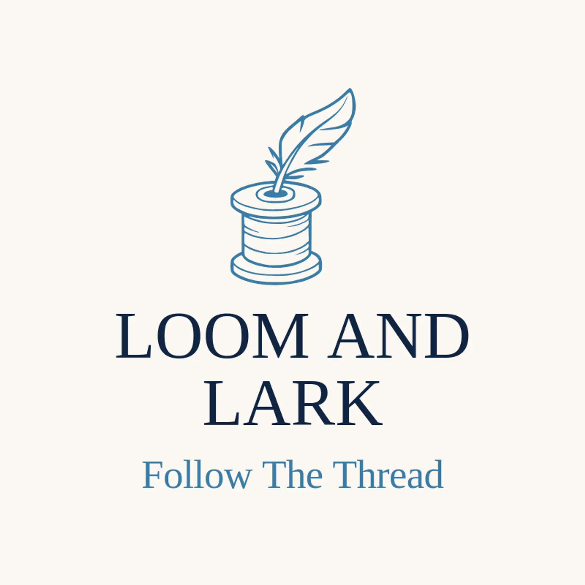 Loom and Lark logo for sewing