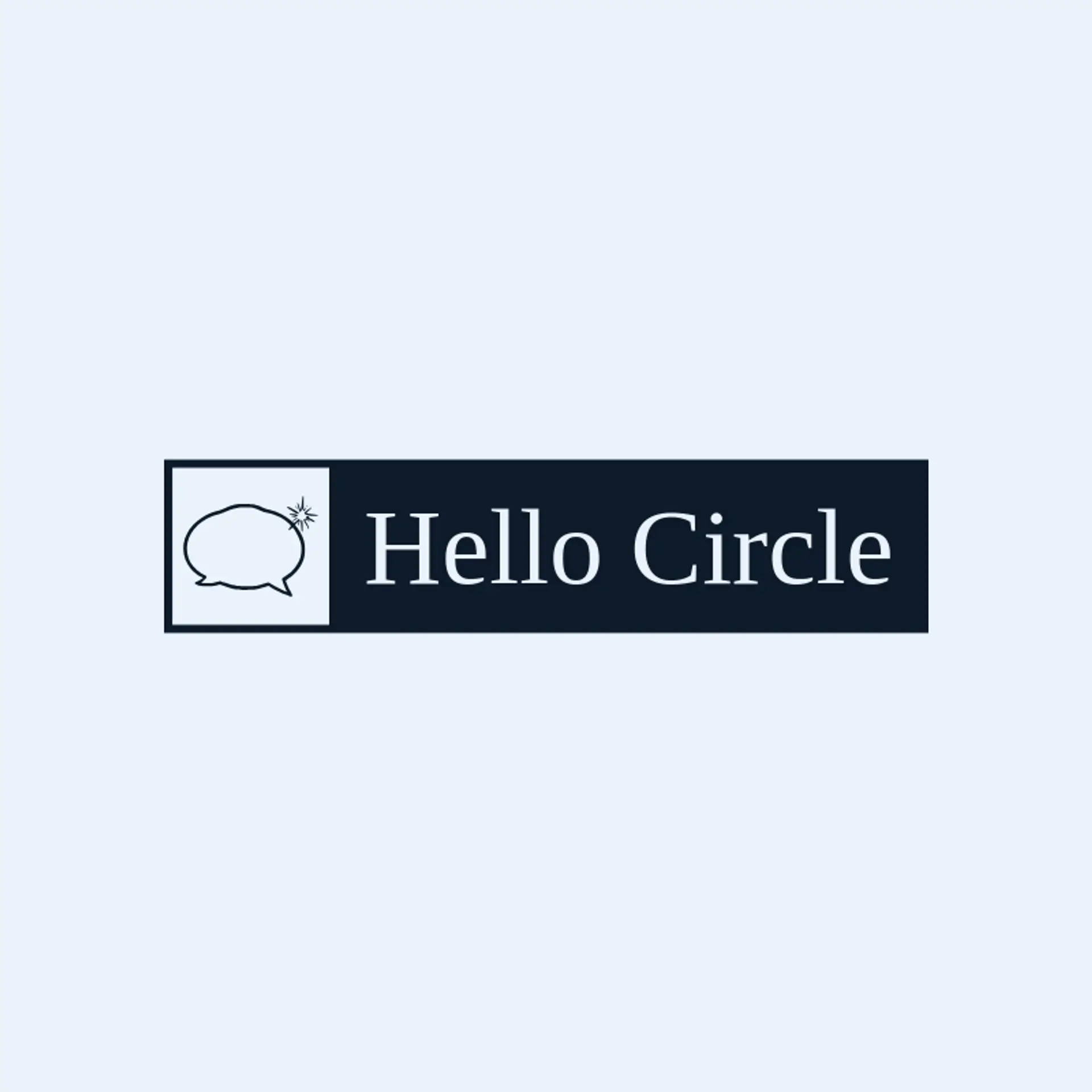 Hello Circle logo for social