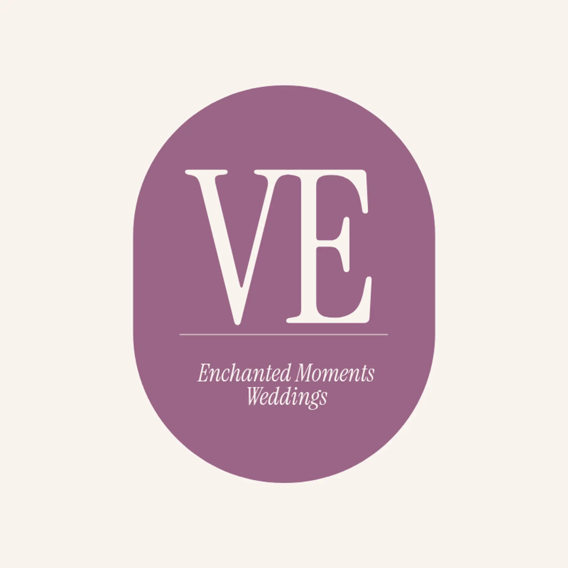 Enchanted Vows logo for wedding planner