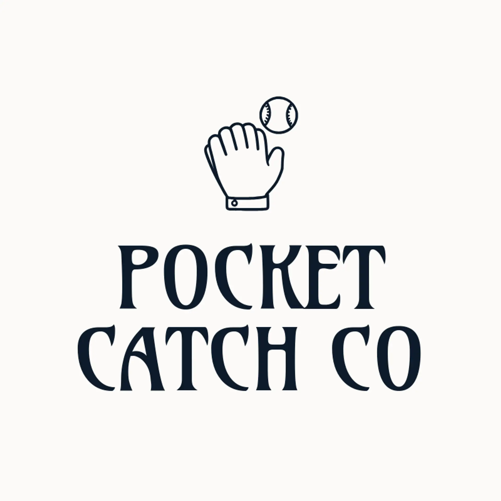 Pocket Catch Co logo for softball