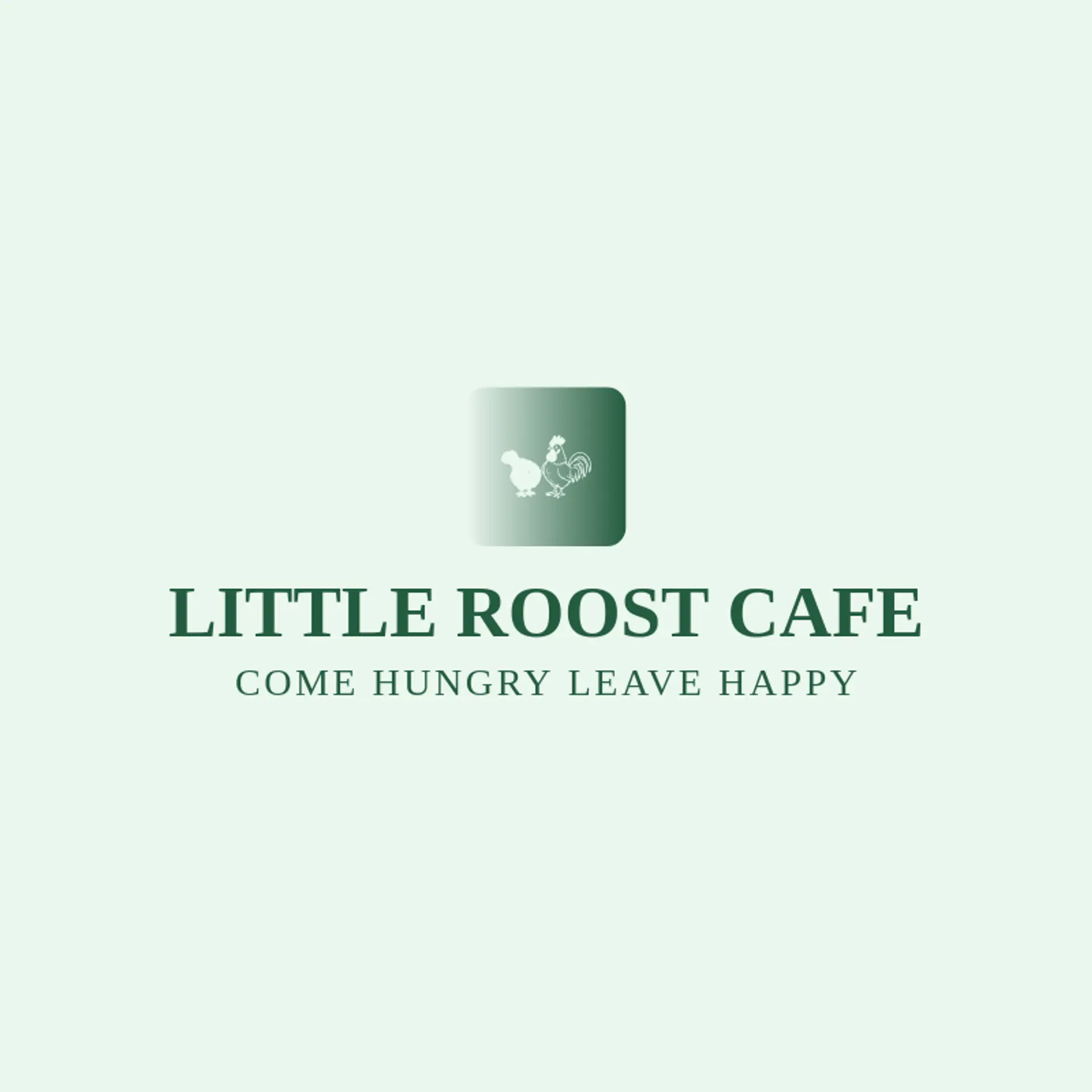 Little Roost Cafe logo for fried chicken