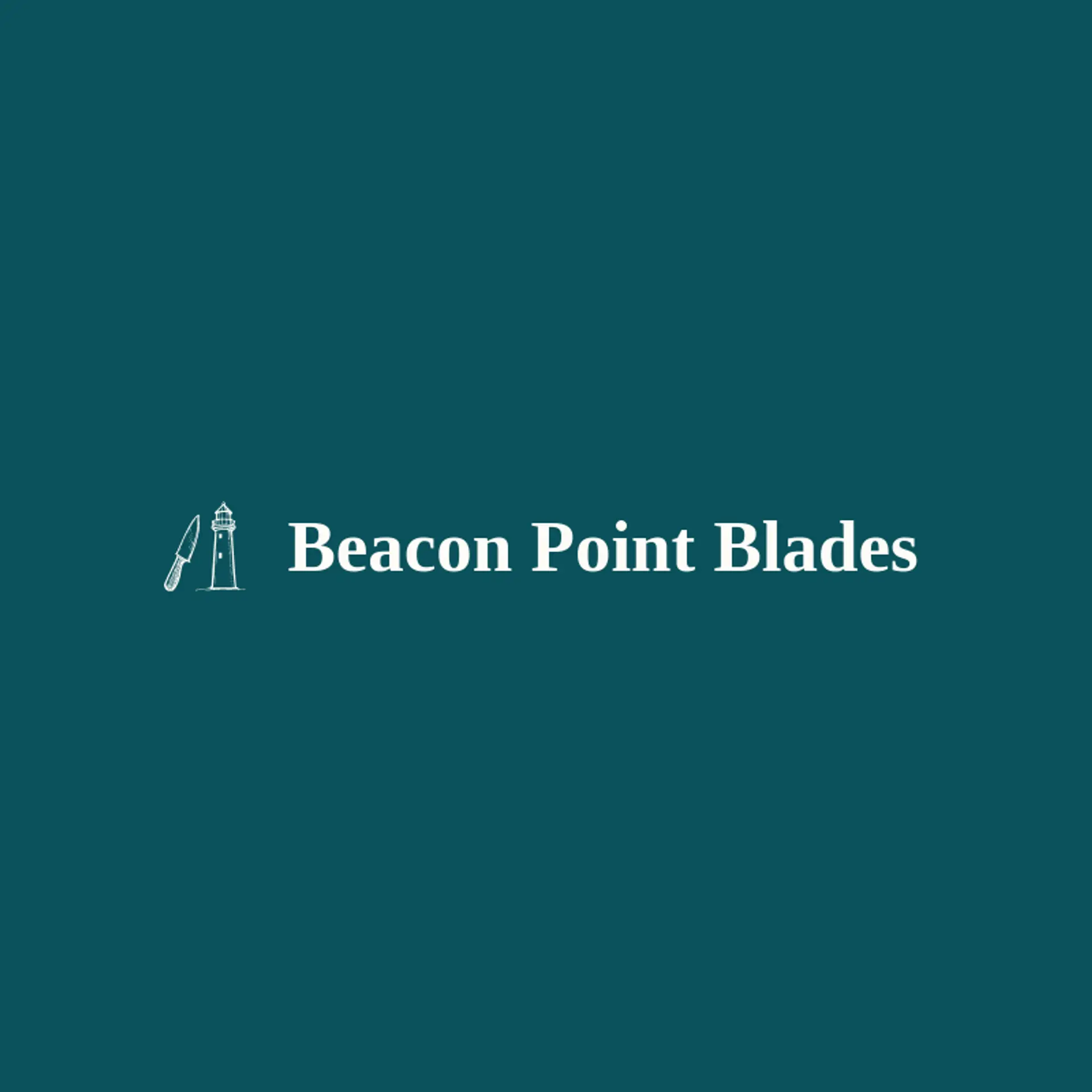 Beacon Point Blades logo for knife