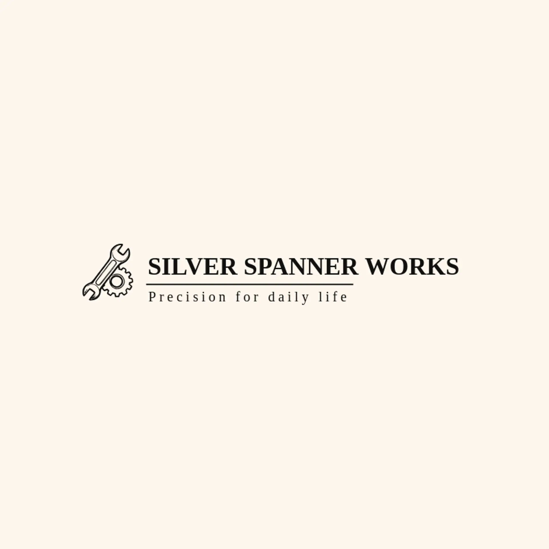 Silver Spanner Works logo for repair