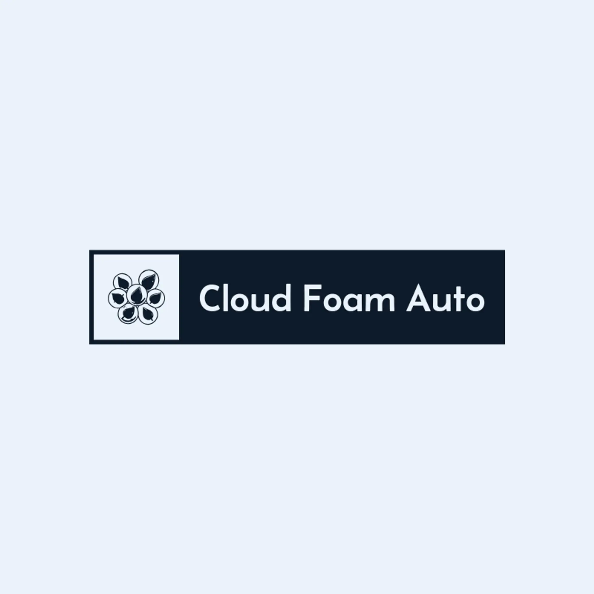 Cloud Foam Auto logo for car detailing