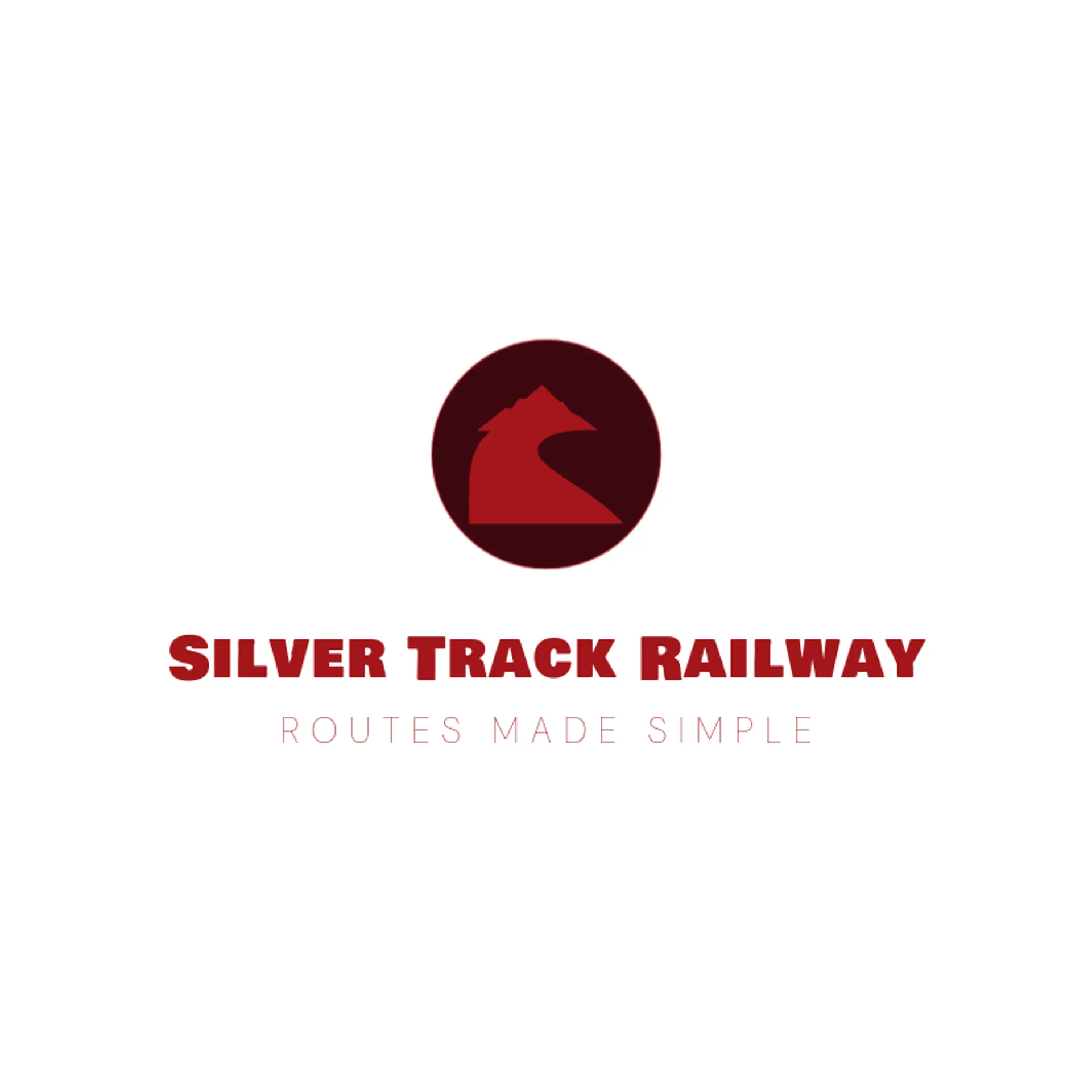 Silver Track Railway logo for railway