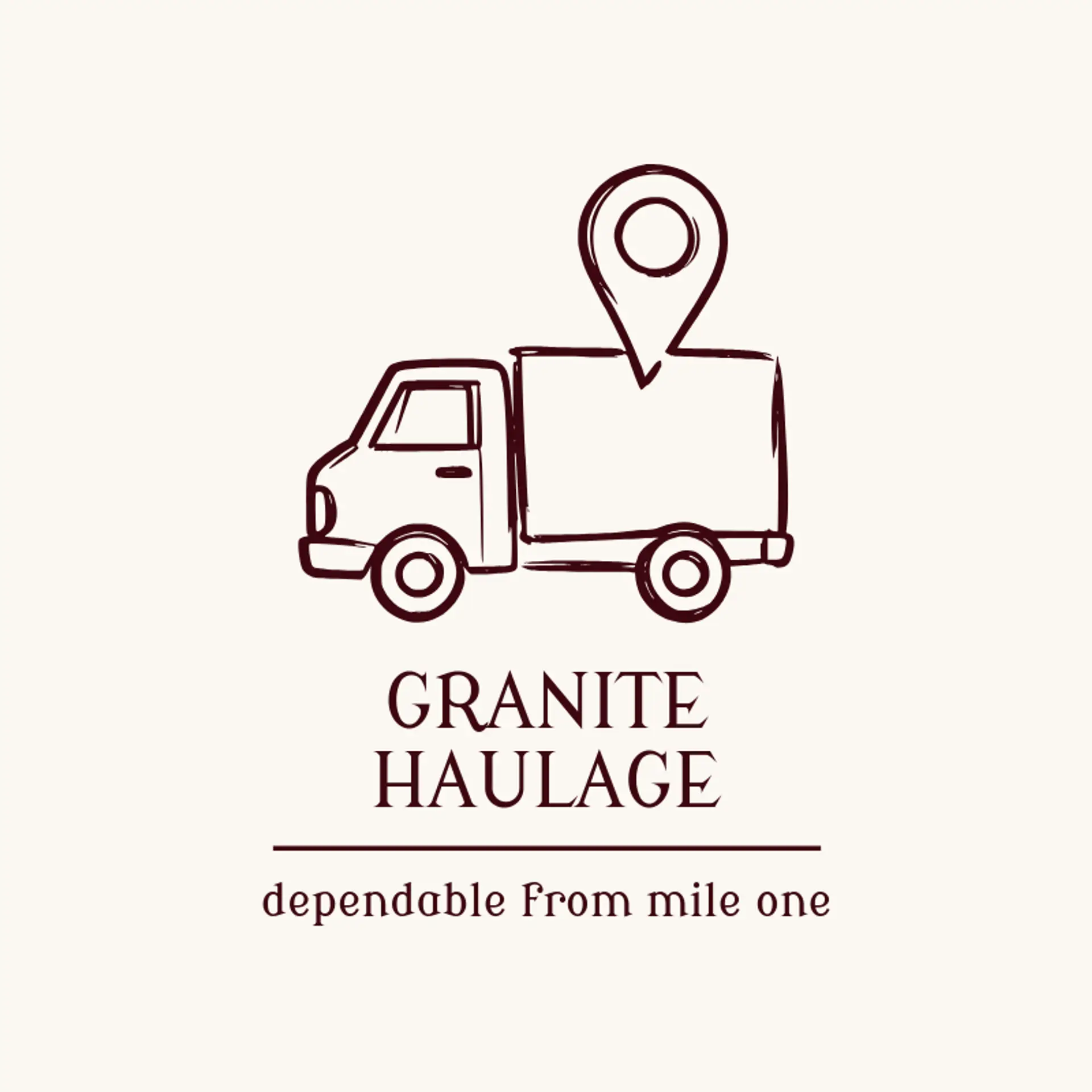Granite Haulage logo for transport