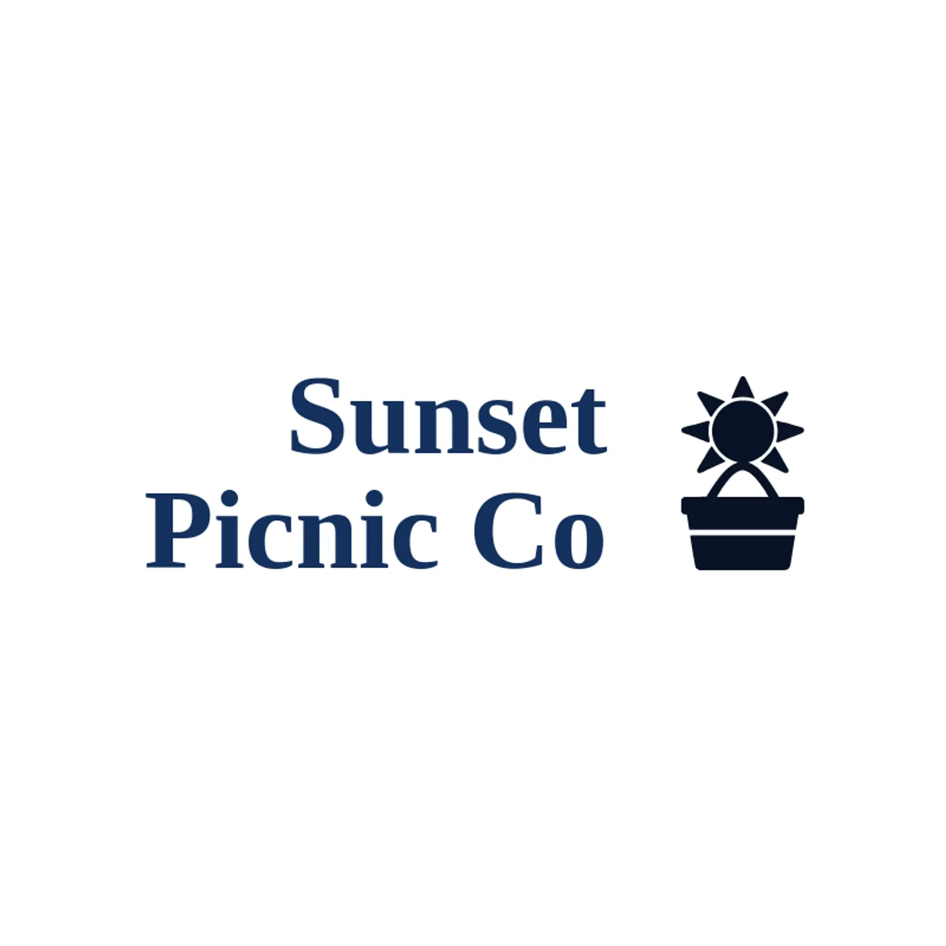 Sunset Picnic Co logo for sunshine