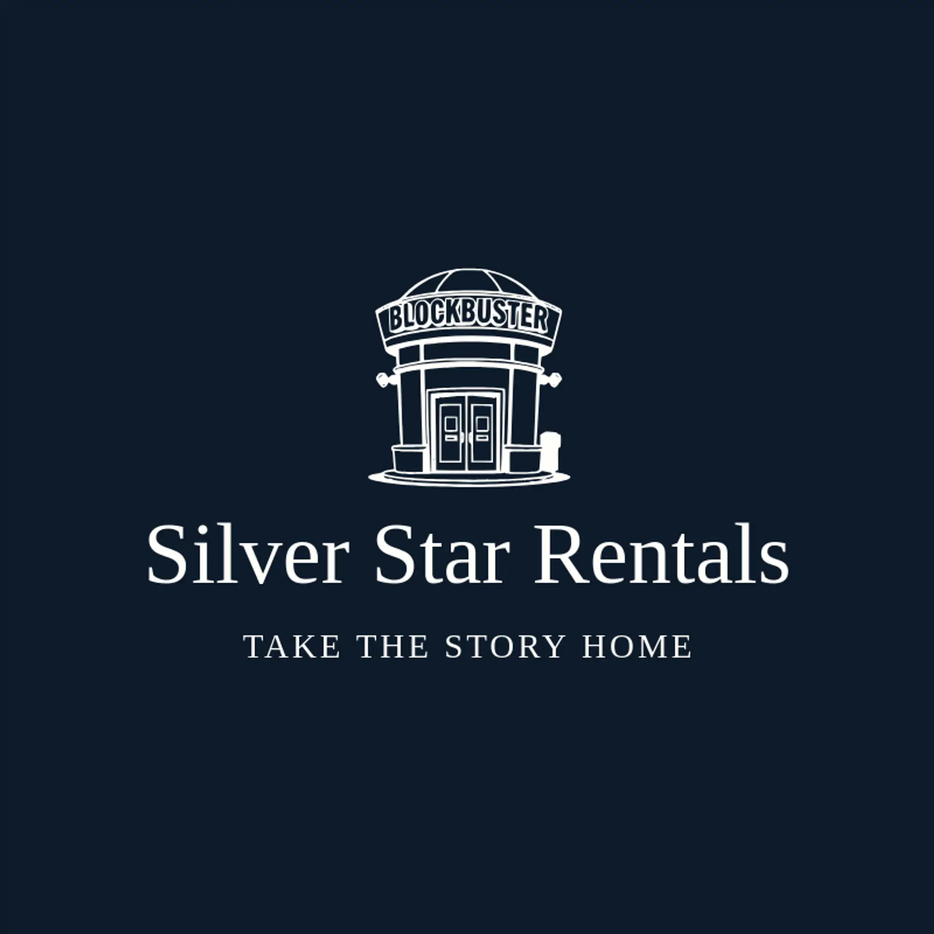 Silver Star Rentals logo for blockbuster