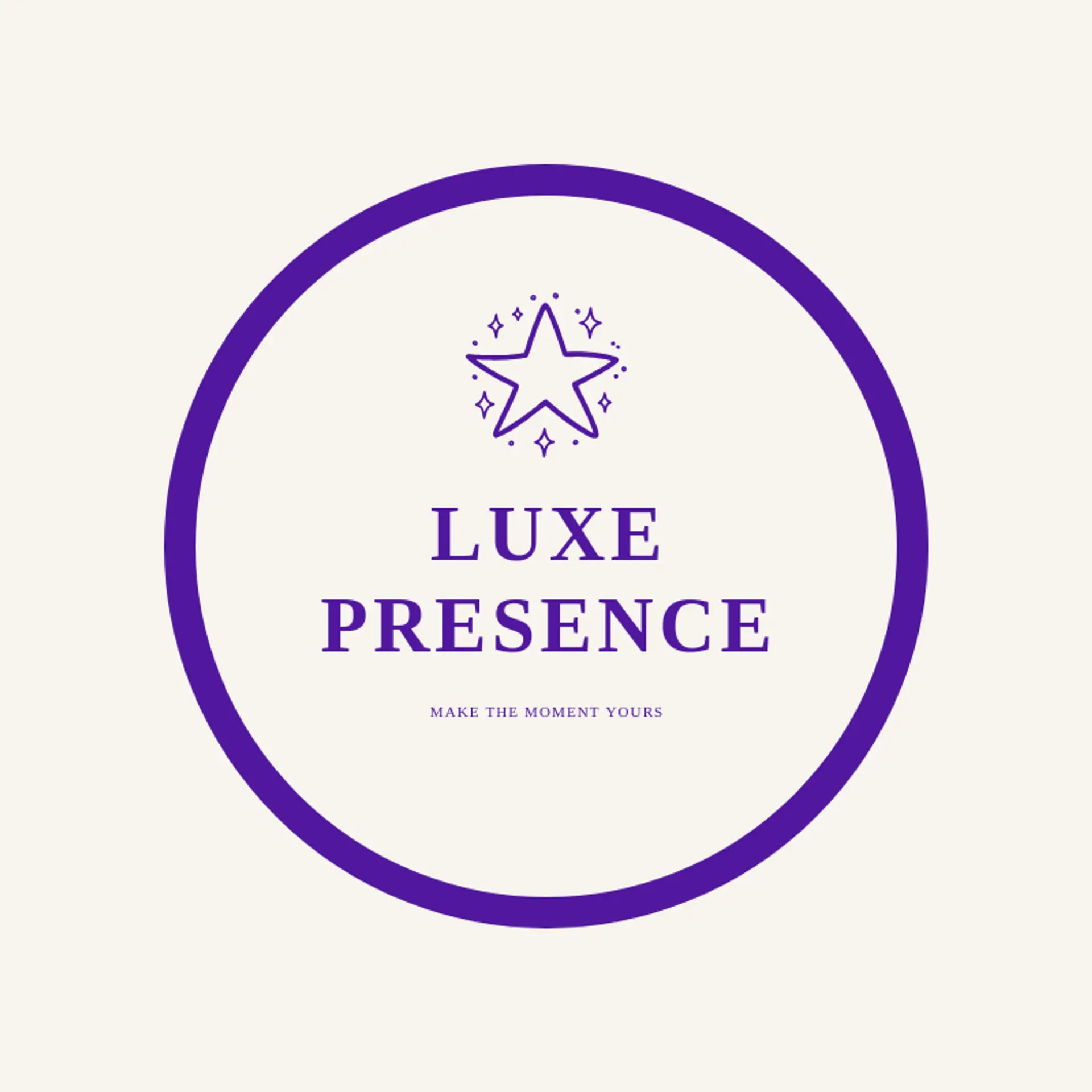 Luxe Presence logo for celebrity
