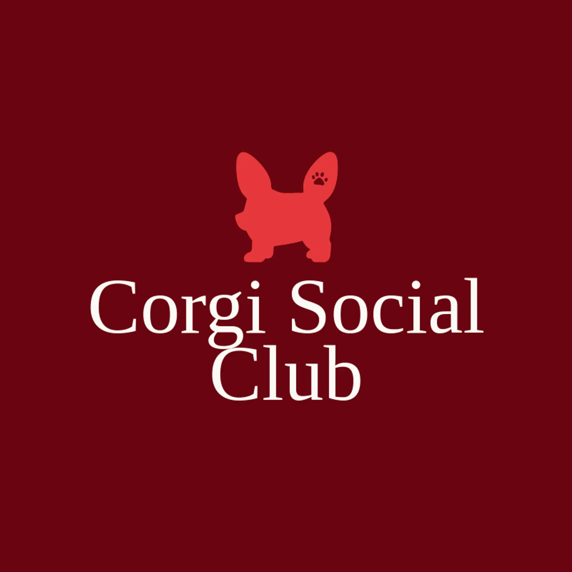 Corgi Social Club logo for corgi