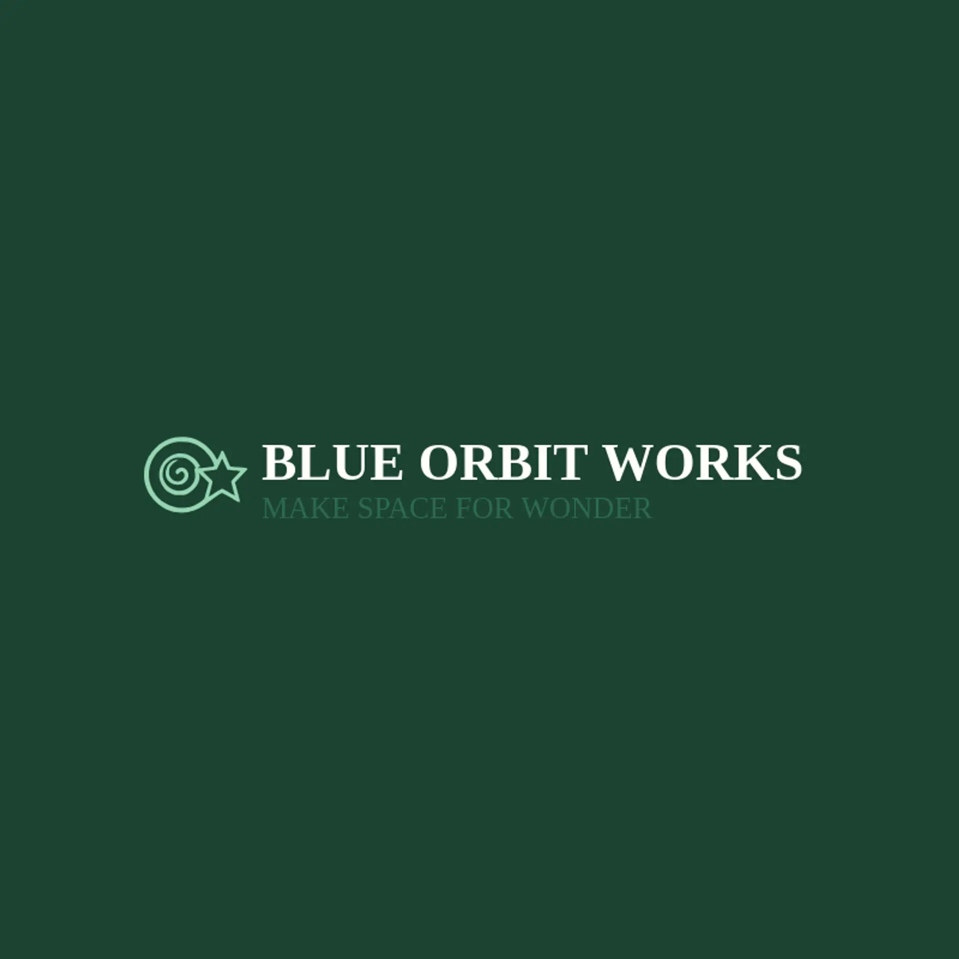 Blue Orbit Works logo for spiral