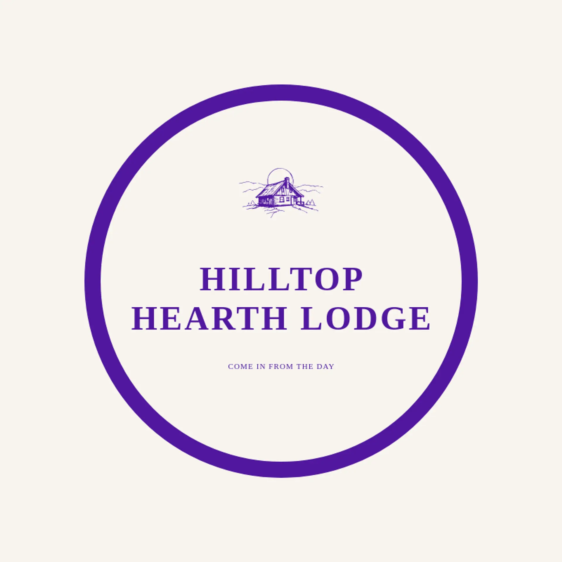 Hilltop Hearth Lodge logo for hospitality