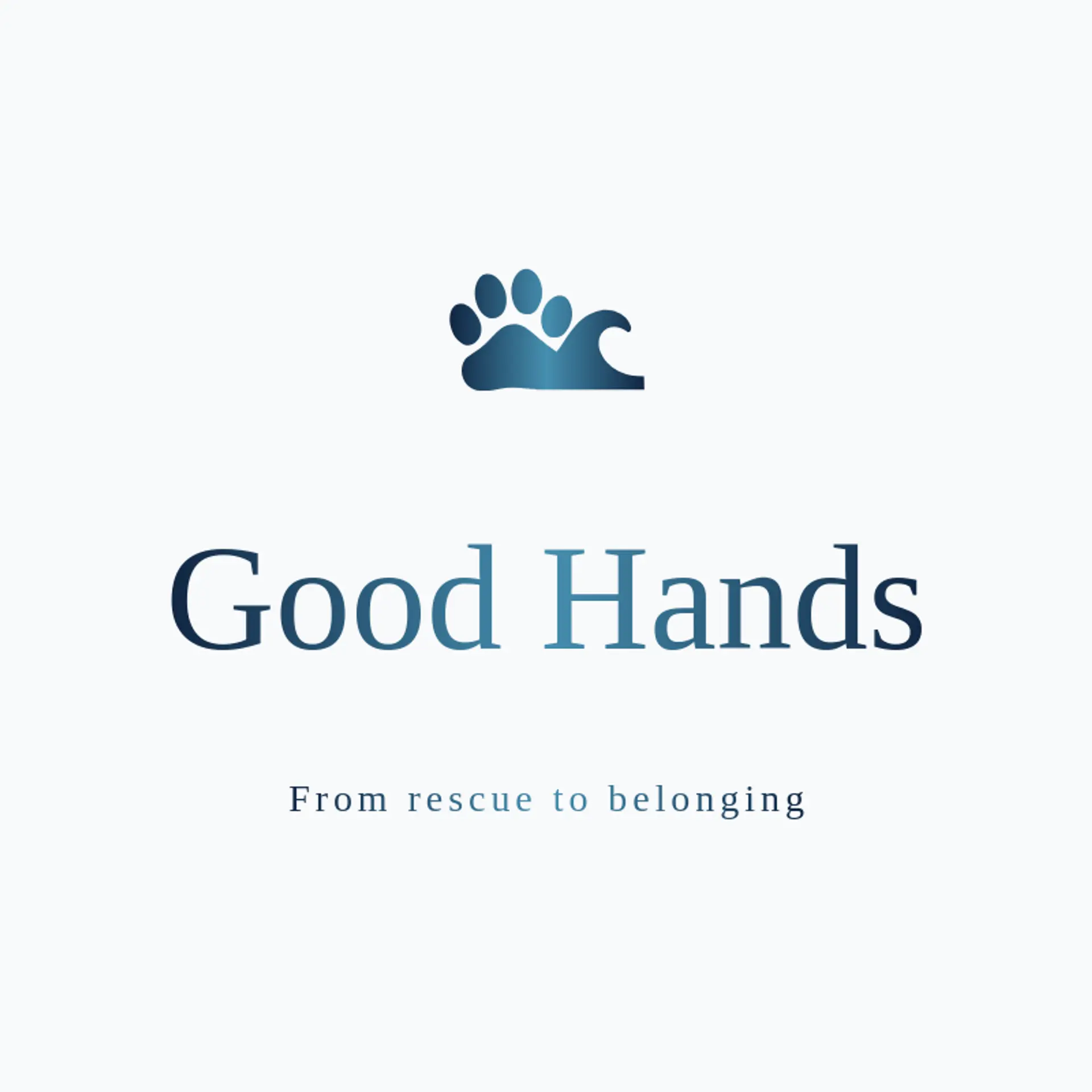 Good Hands logo for animal shelter