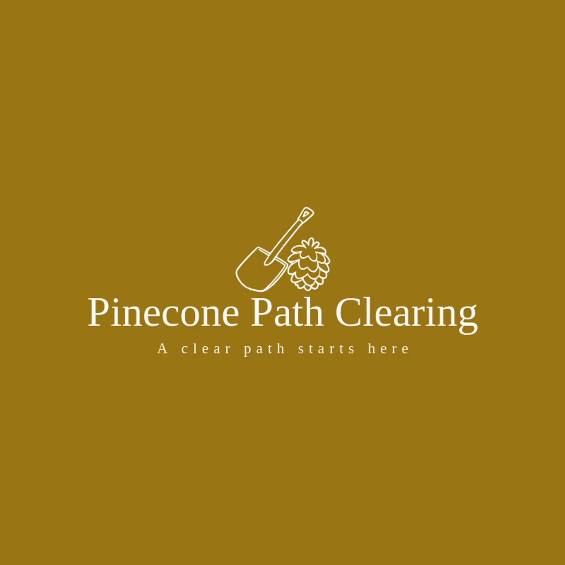 Pinecone Path Clearing logo for snow removal