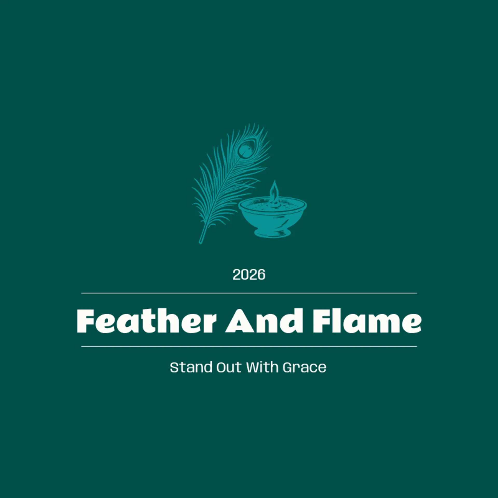 Feather And Flame logo for desi