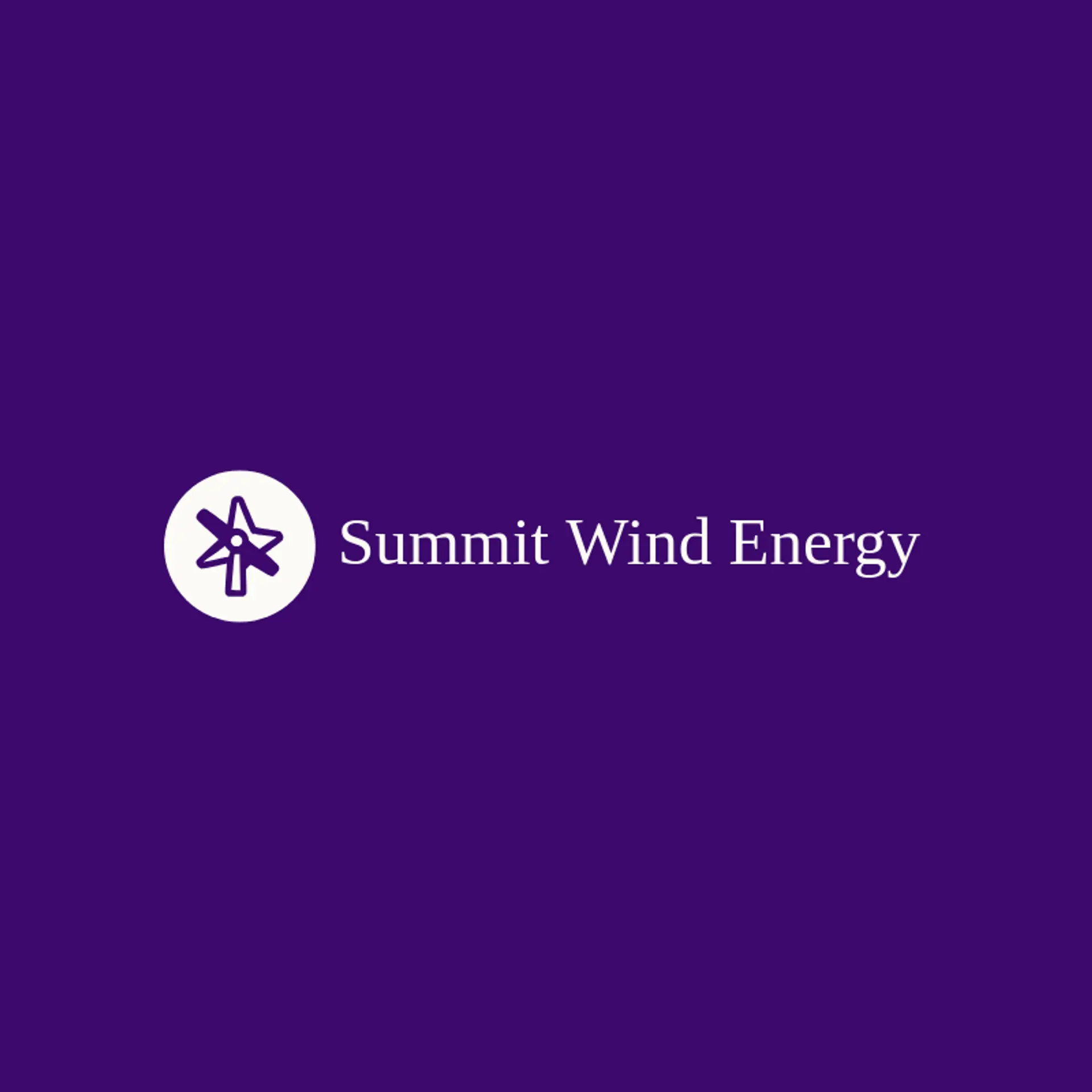 Summit Wind Energy logo for wind