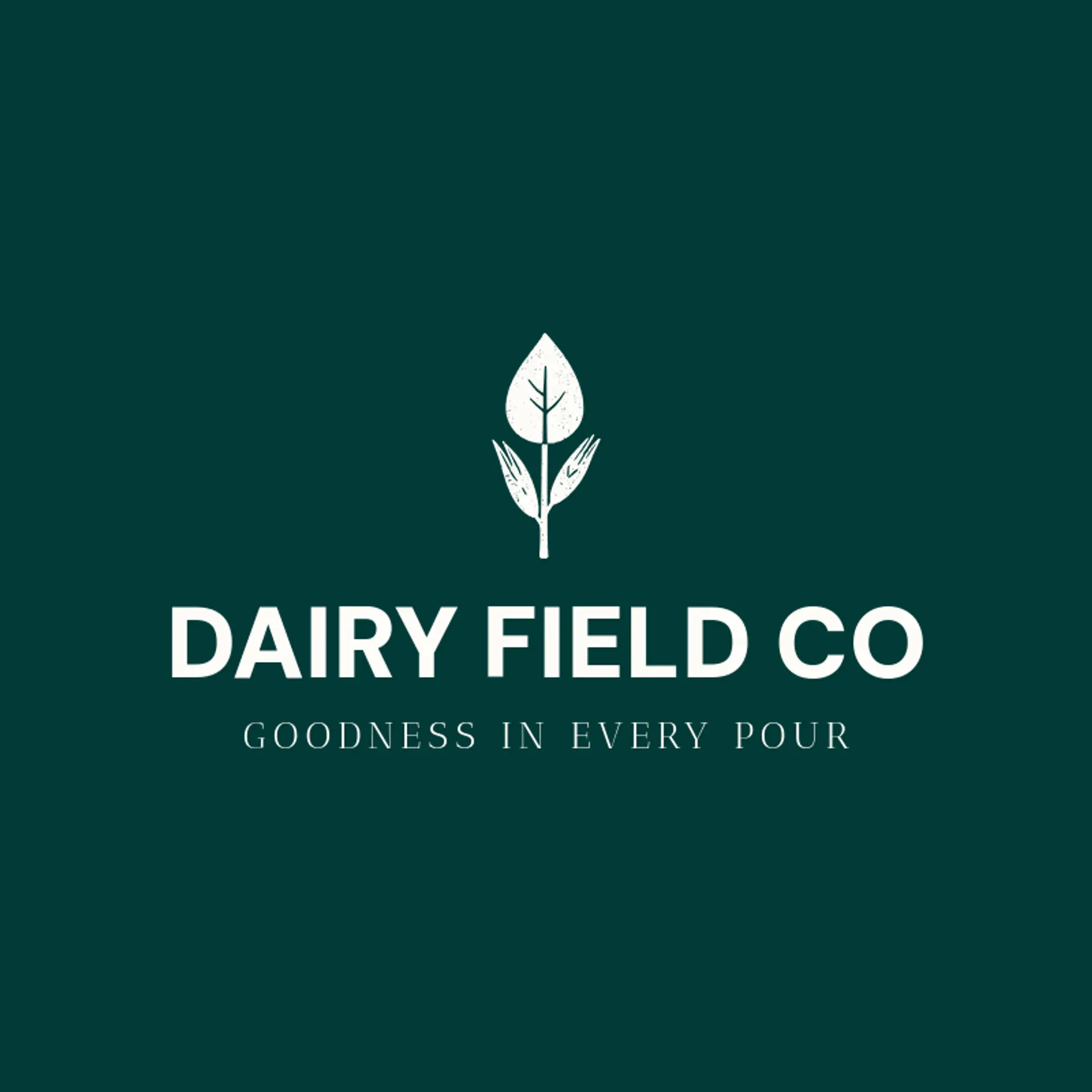 Dairy Field Co logo for milk