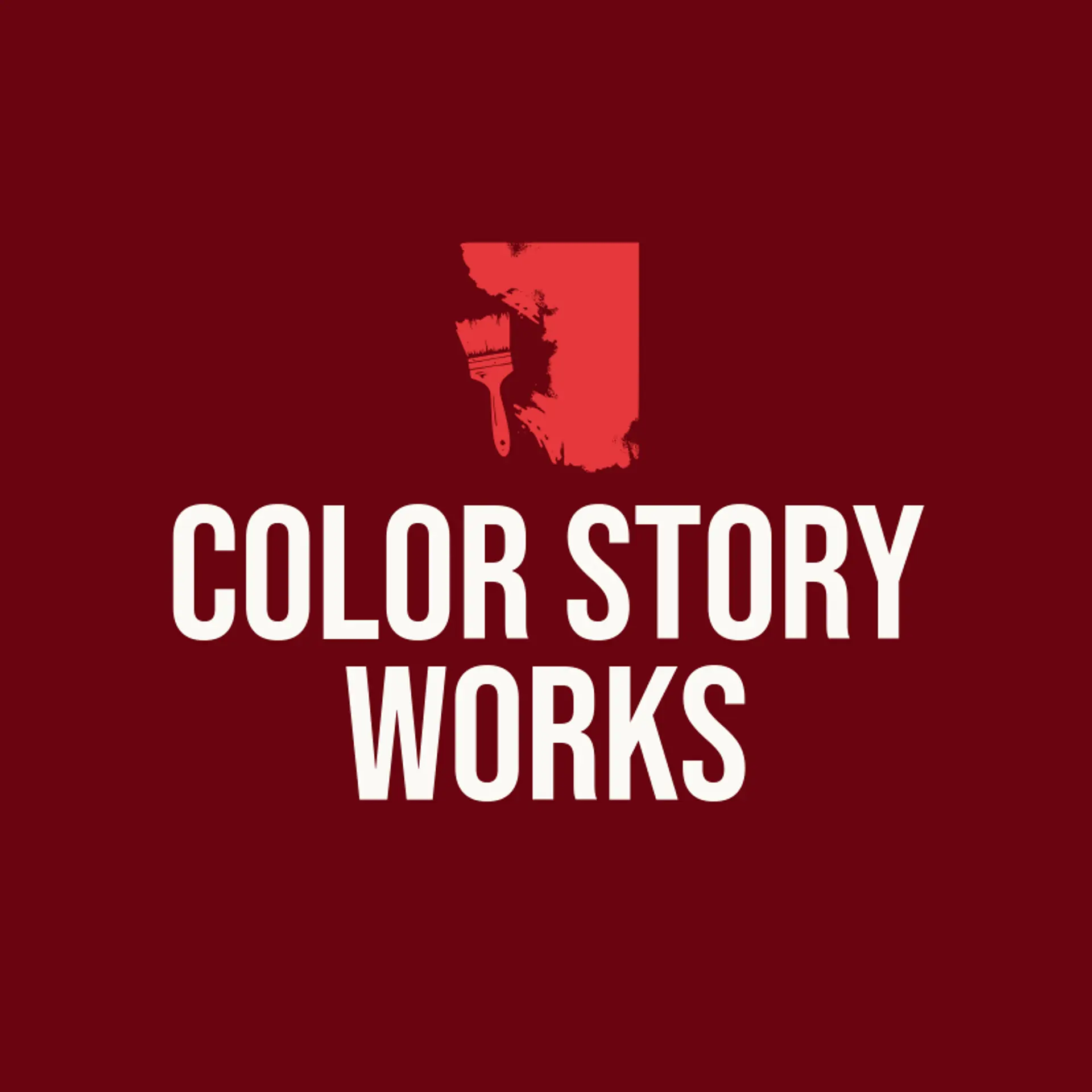 Color Story Works logo for mural