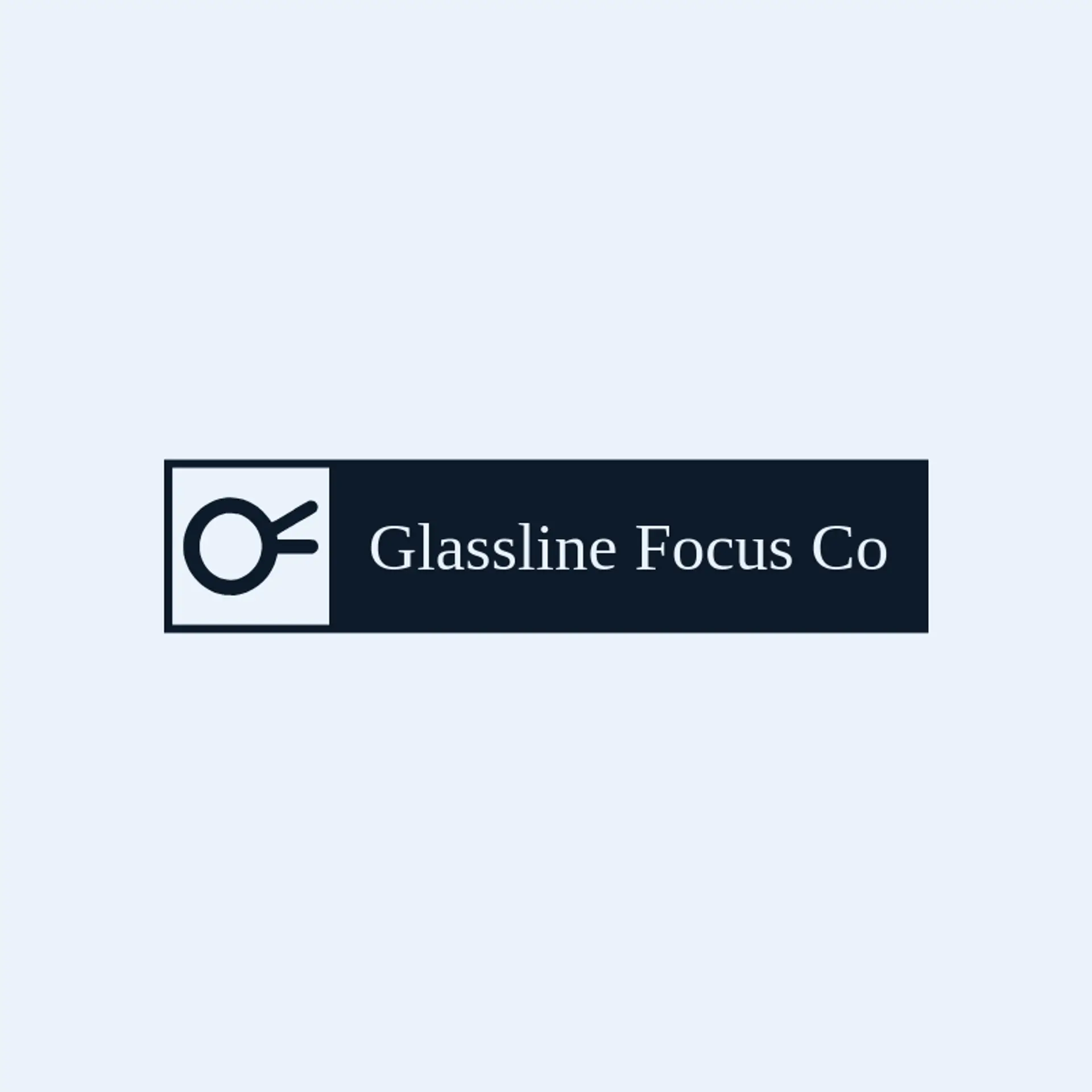 Glassline Focus Co logo for lens