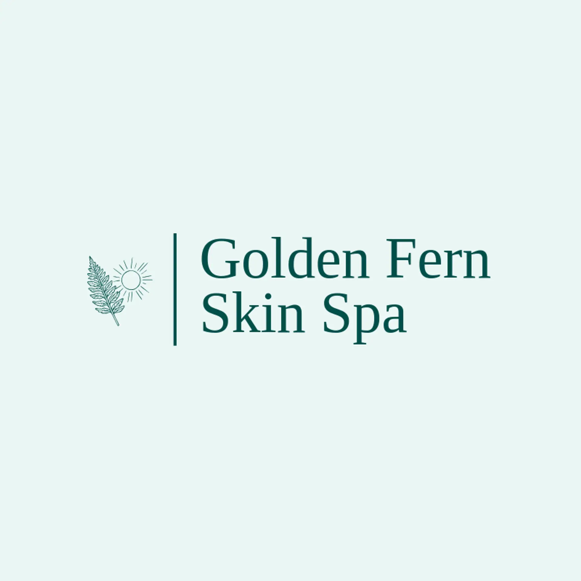 Golden Fern Skin Spa logo for med spa