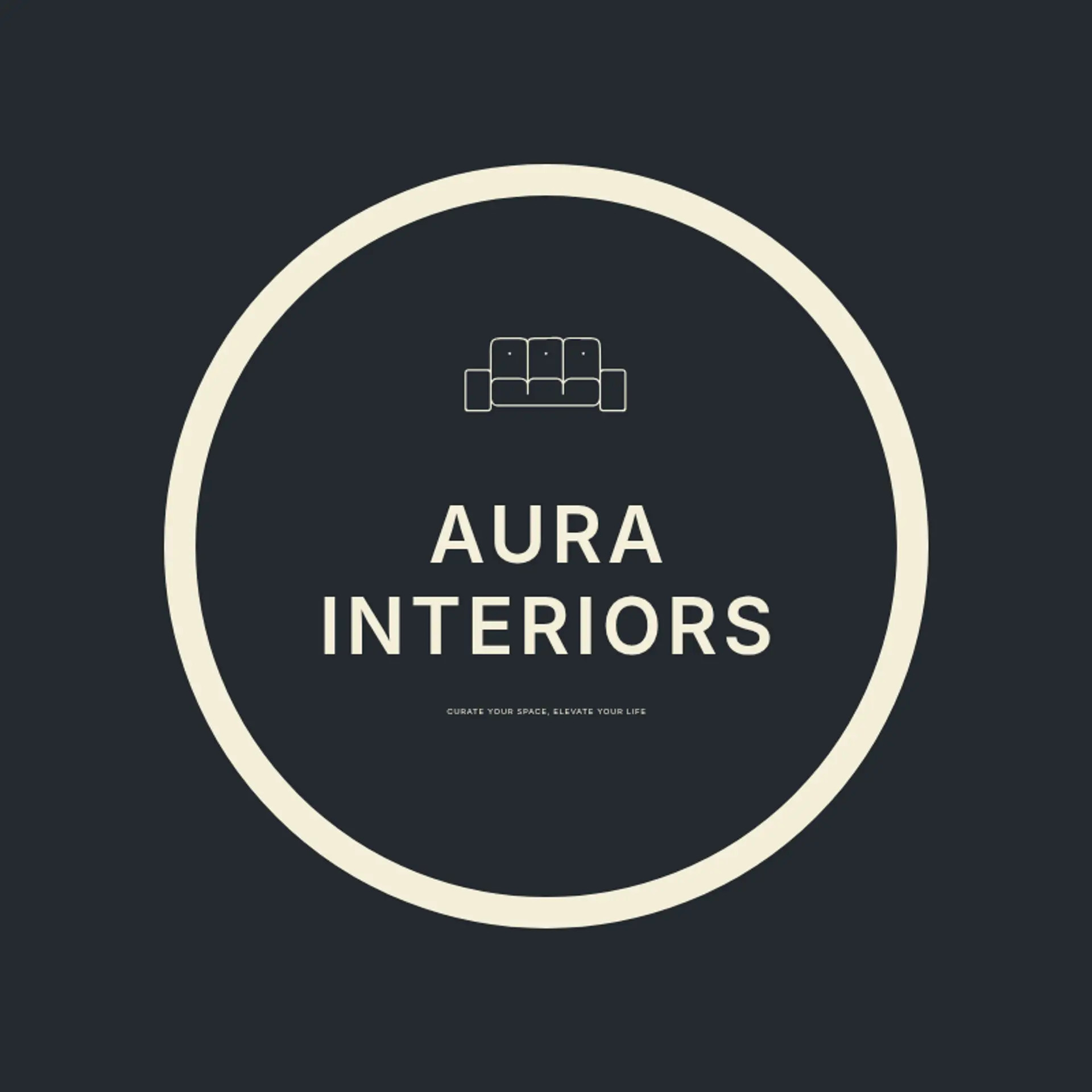 Aura Interiors logo for interior design