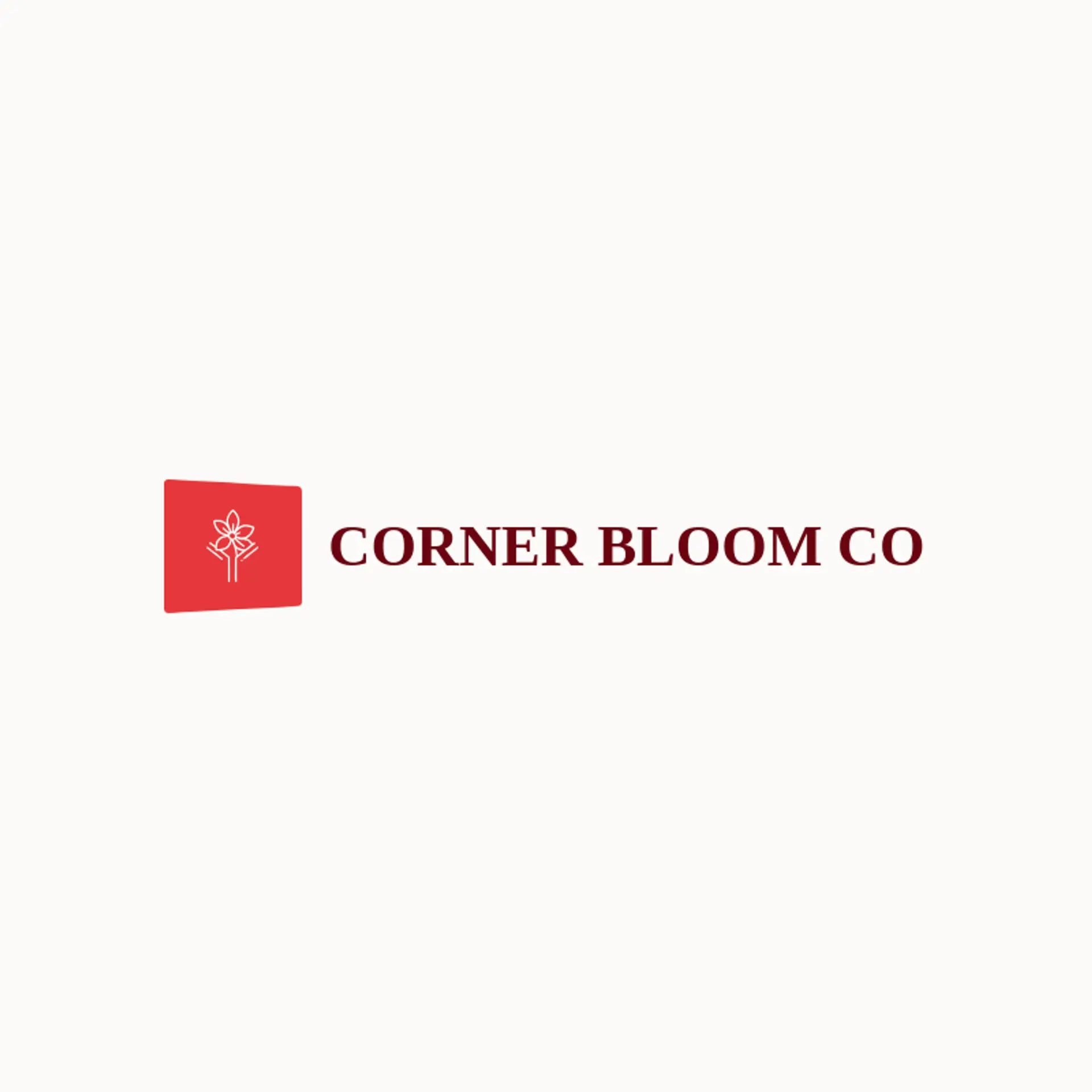 Corner Bloom Co logo for street