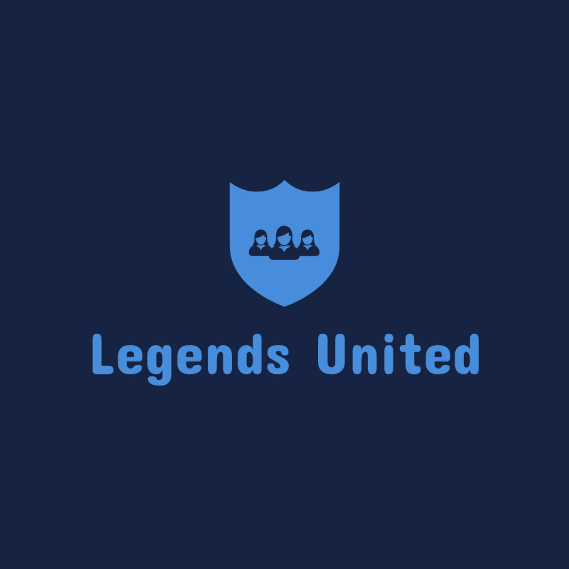 Legends United logo for sports club