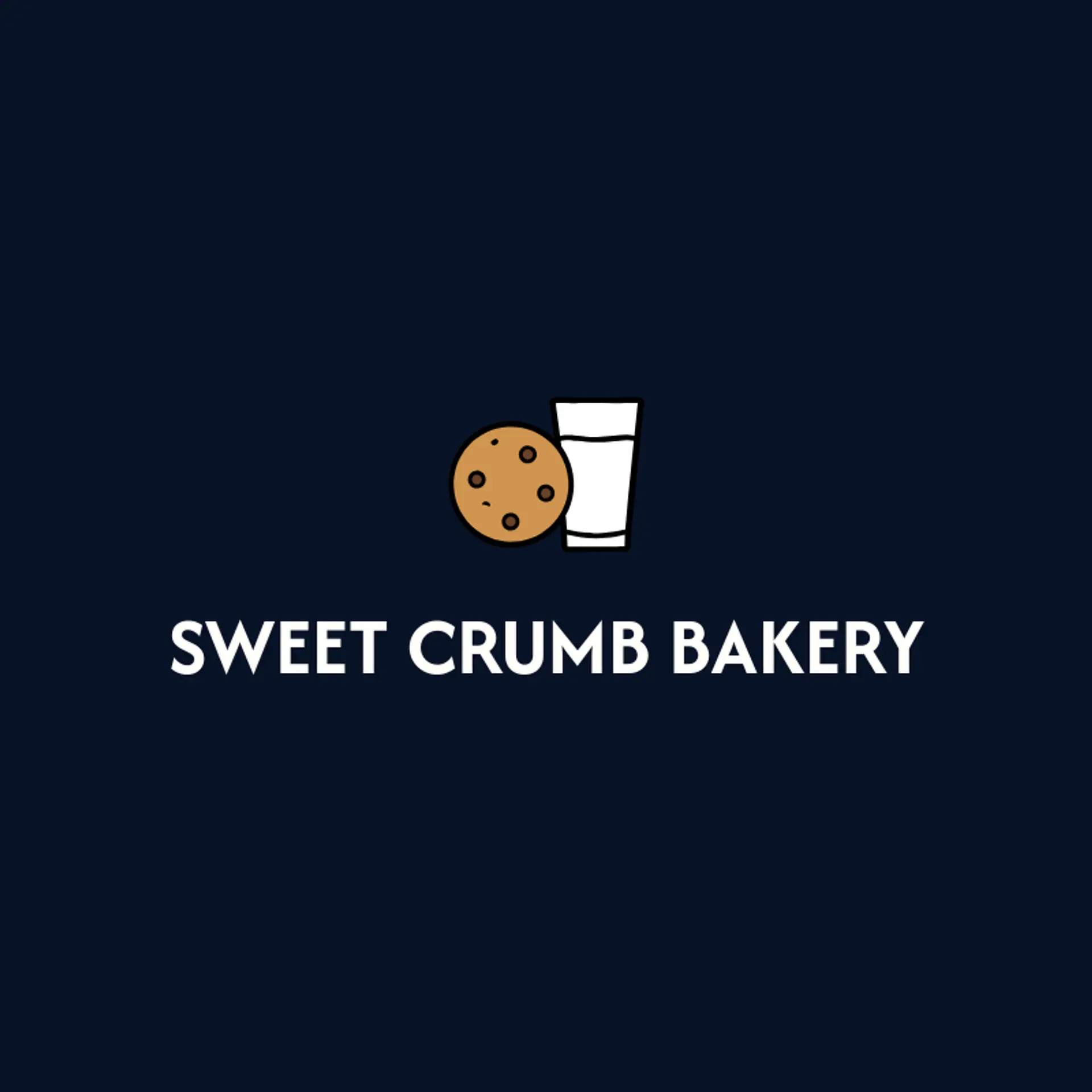 Sweet Crumb Bakery logo for cookie